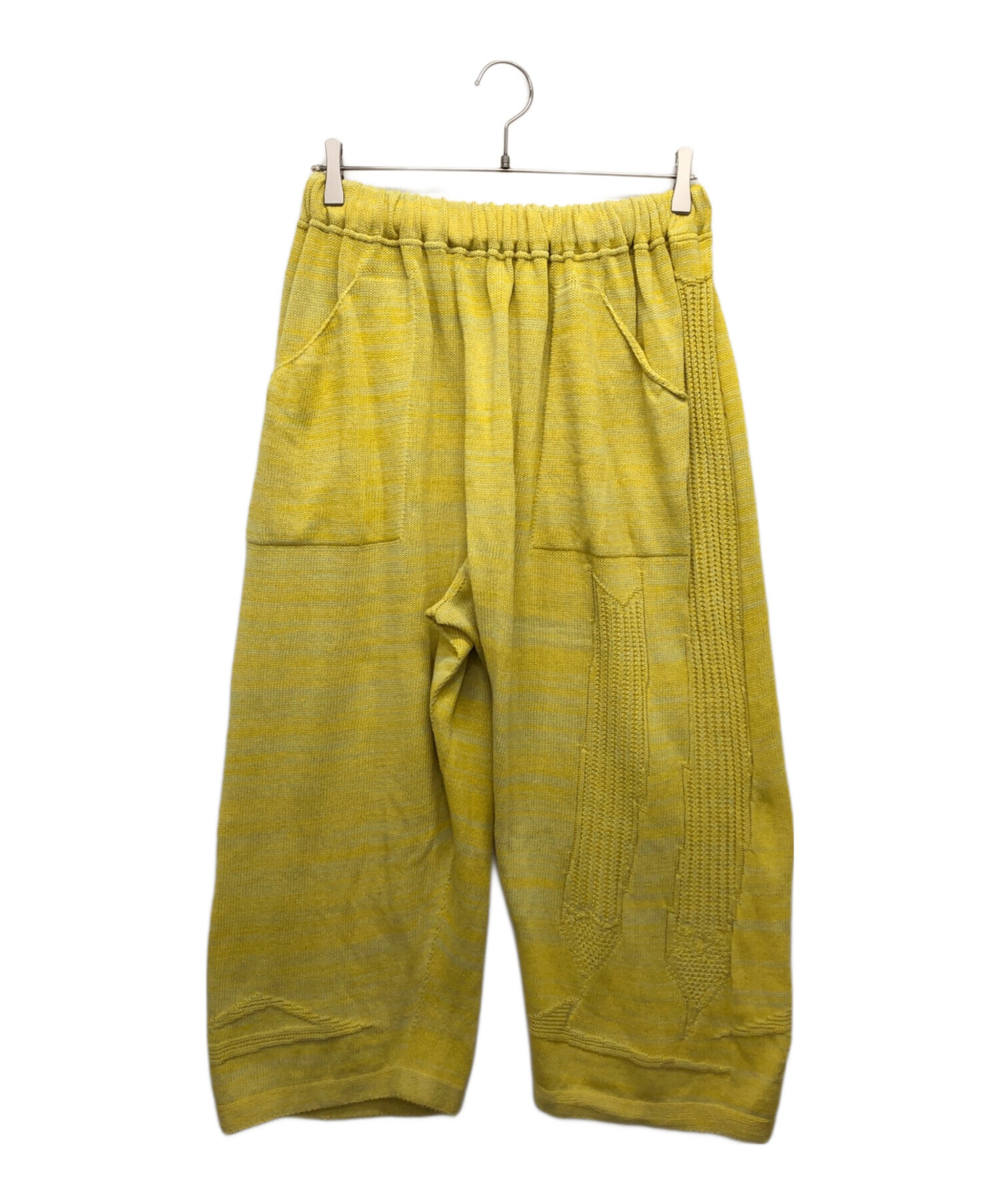 新品　タマキニイメ　ニットパンツ 中古・古着通販】tamaki niime (タマキ ニイメ) ニットパンツ イエロー