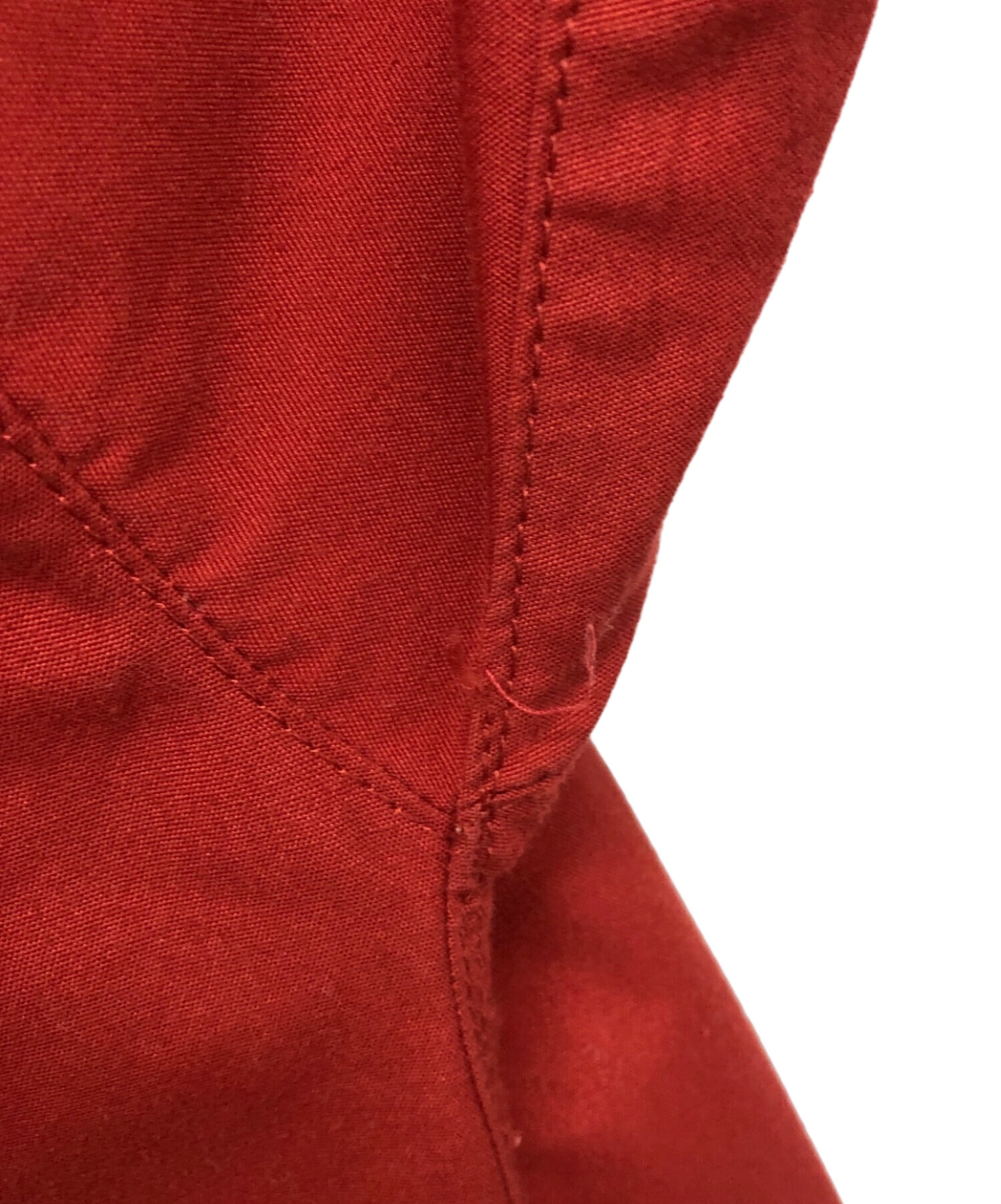 イッセイミヤケデザインスタジオ 80S コクーンコート 赤 サイズM*PC418 中古・古着通販】im MIYAKE DESIGN STUDIO (イッセイミヤケ