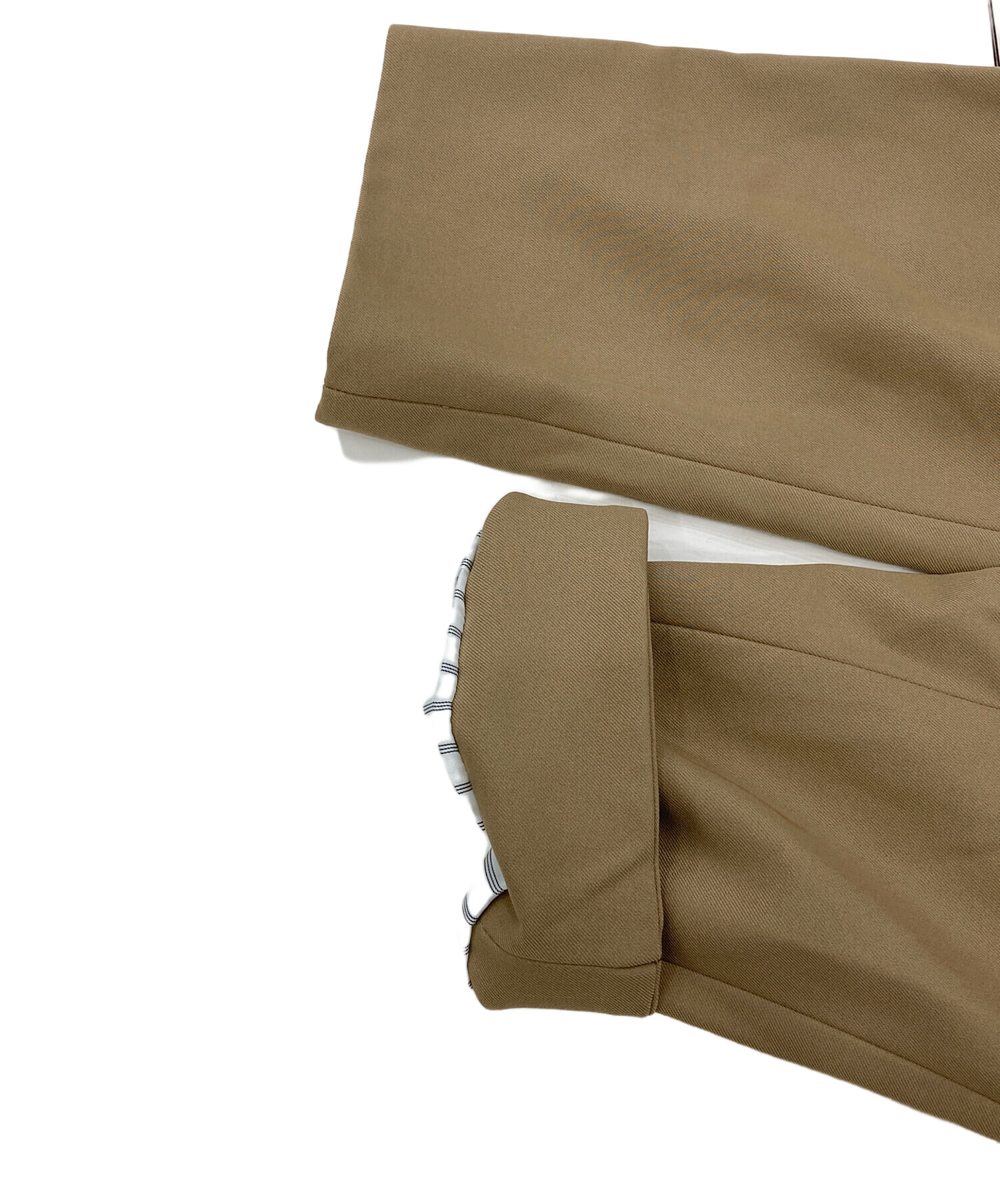 中古・古着通販】UN3D. (アンスリード) KNIT DOCKING JK ブラウン