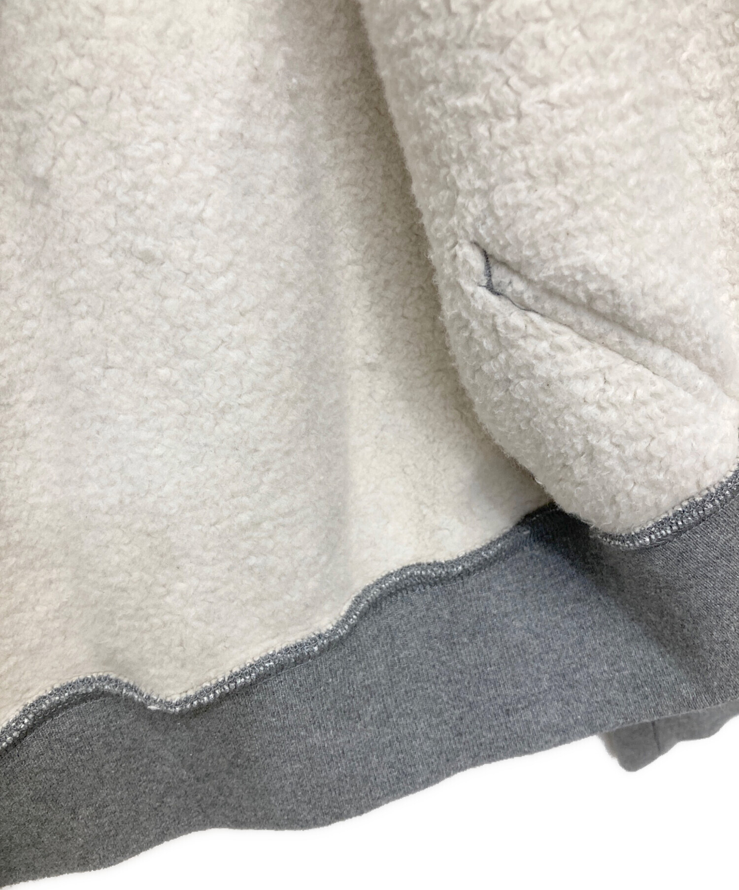 MAISON KITSUNÉ グレー ジップアップパーカー M MAISON KITSUNÉ グレー 