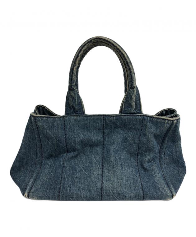 中古・古着通販】PRADA (プラダ) カナパデニムトートバッグ インディゴ 