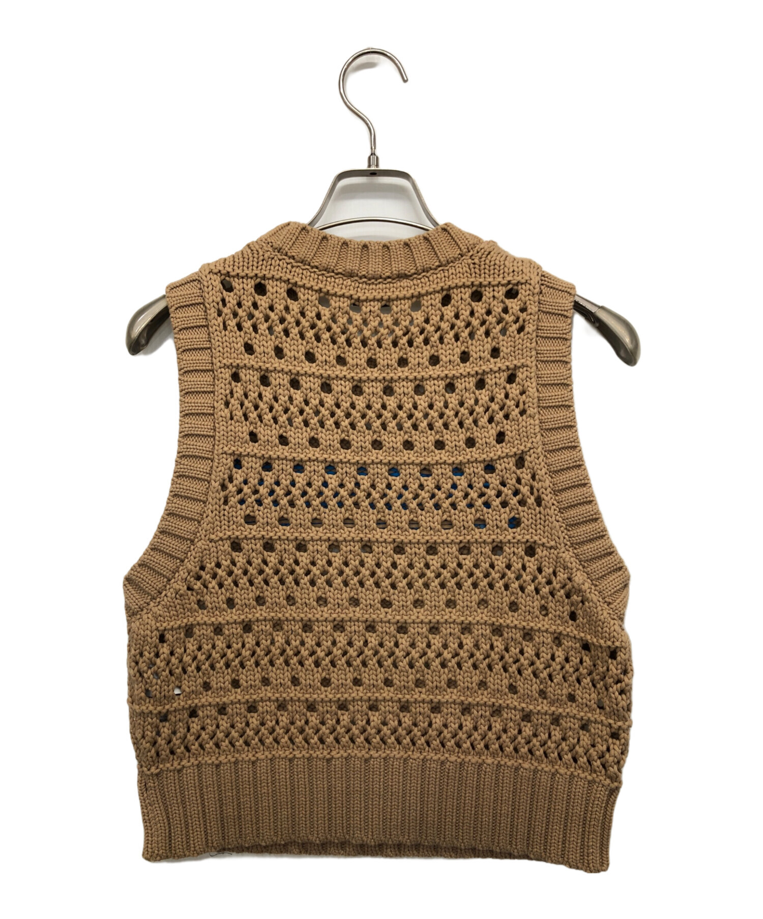 中古・古着通販】GANNI (ガニー) Cotton Rope Short Vest ブラウン