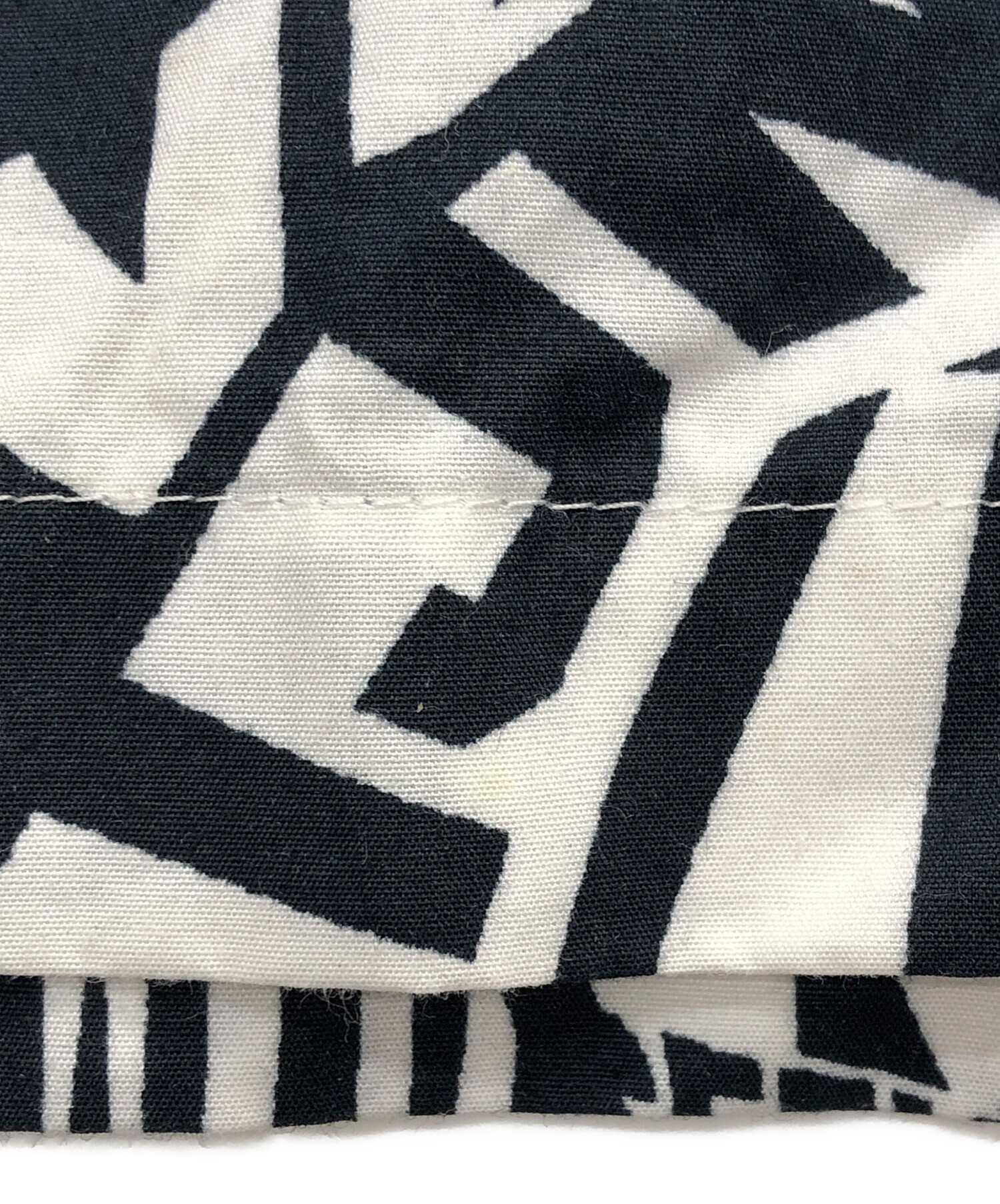 中古・古着通販】MONCLER (モンクレール) CAMICIA総柄シャツ ネイビー