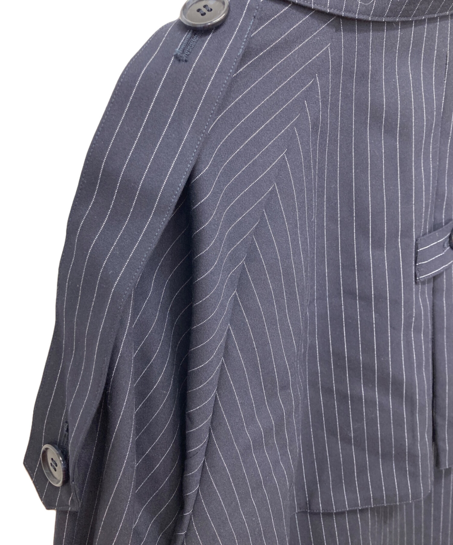 中古・古着通販】RIM.ARK (リムアーク) トレンチコート ネイビー