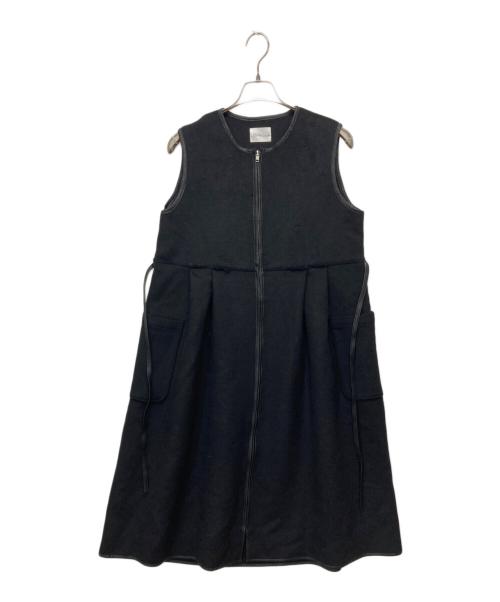 ⭐︎新品未使用⭐︎ LINKABLE リンカブル デニム ジレ ベスト 黒 ブラック 中古・古着通販】LINKABLE (リンカブル) ロングベスト ブラック サイズ