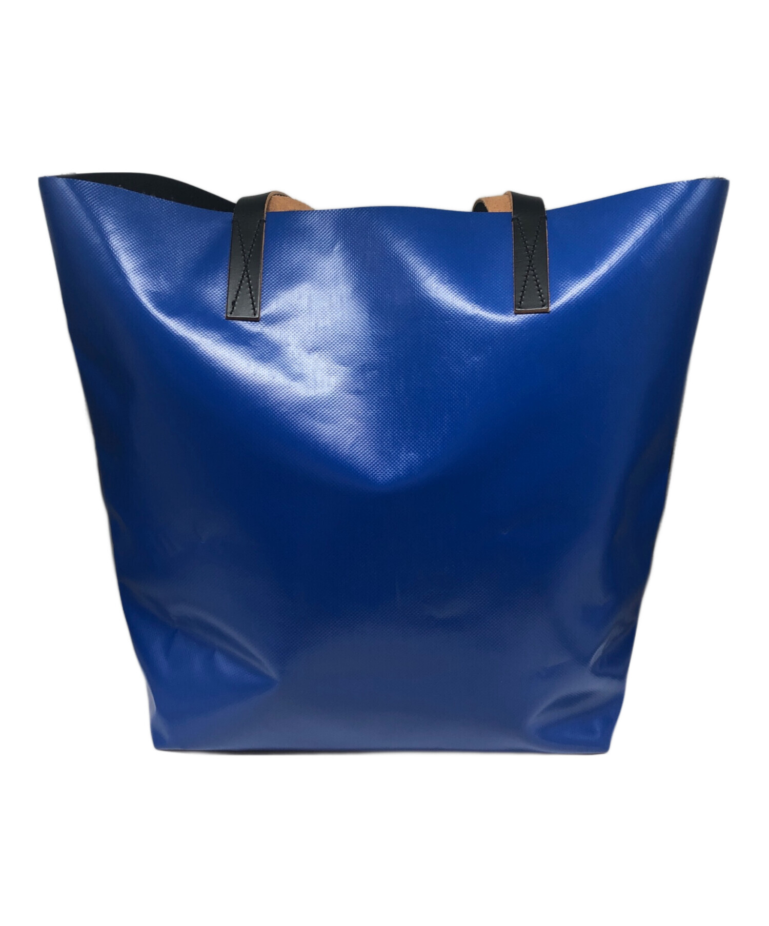 中古・古着通販】MARNI (マルニ) PVCバイカラートートバッグ ブラック
