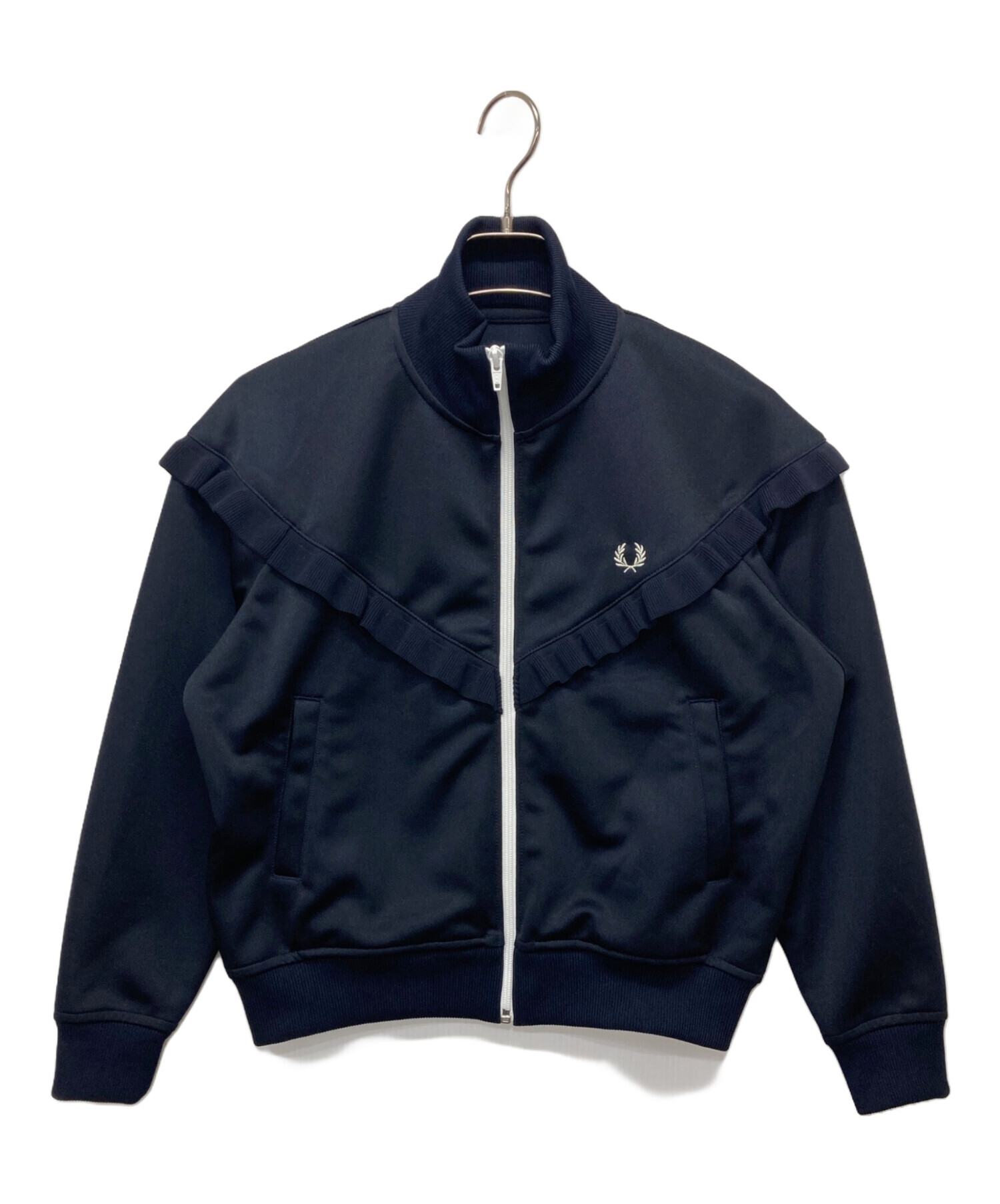 FRED PERRY フリル　ネイビー　ジャージ 中古・古着通販】FRED PERRY (フレッドペリー) フリルデザイン