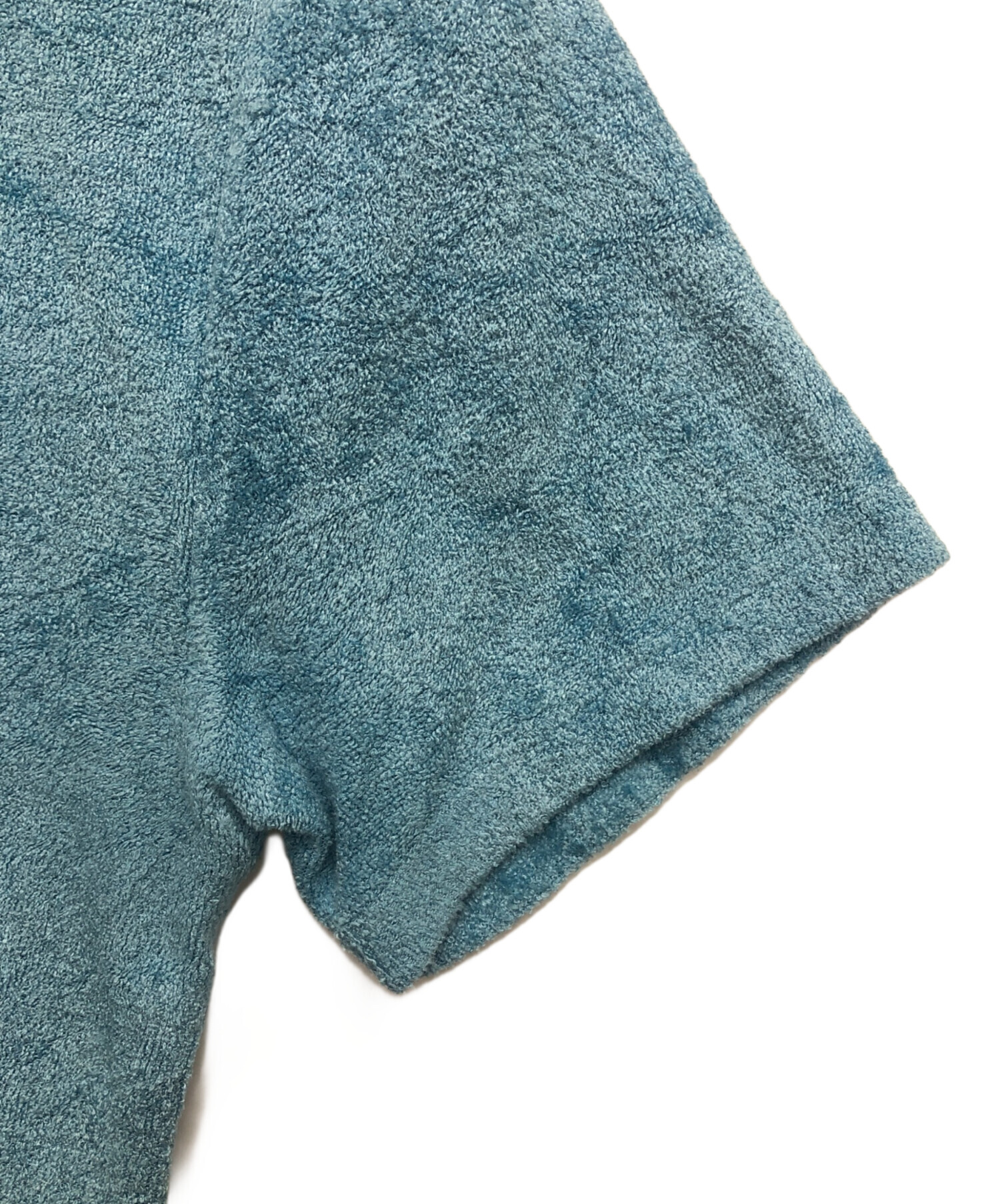 中古・古着通販】BASERANGE (ベースレンジ) ベロアカットソー スカイ