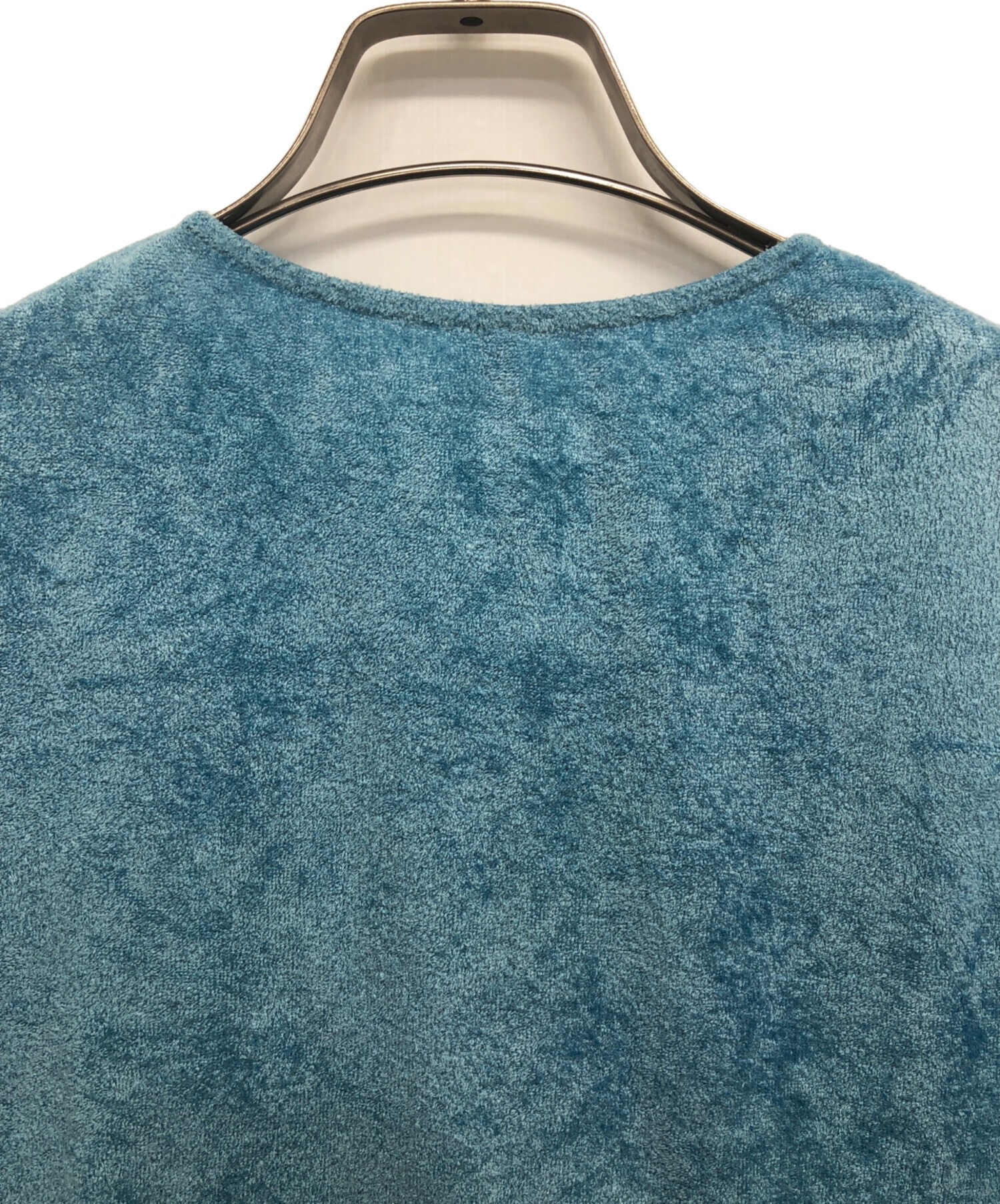 中古・古着通販】BASERANGE (ベースレンジ) ベロアカットソー スカイ