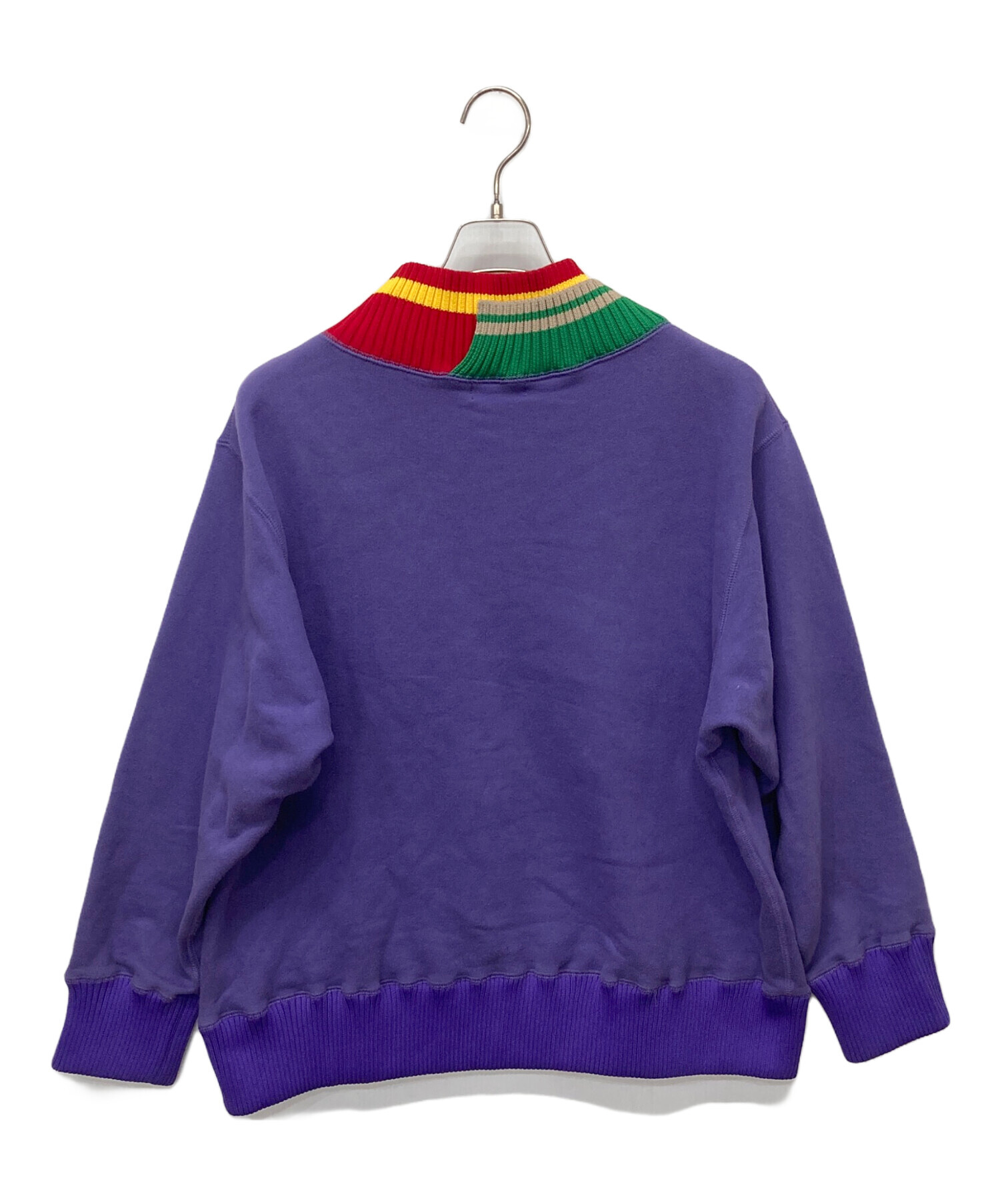中古・古着通販】KOLOR (カラー) 襟ドッキングスウェット パープル