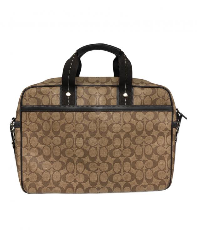 中古・古着通販】COACH (コーチ) ビジネスバッグ ベージュ｜ブランド 
