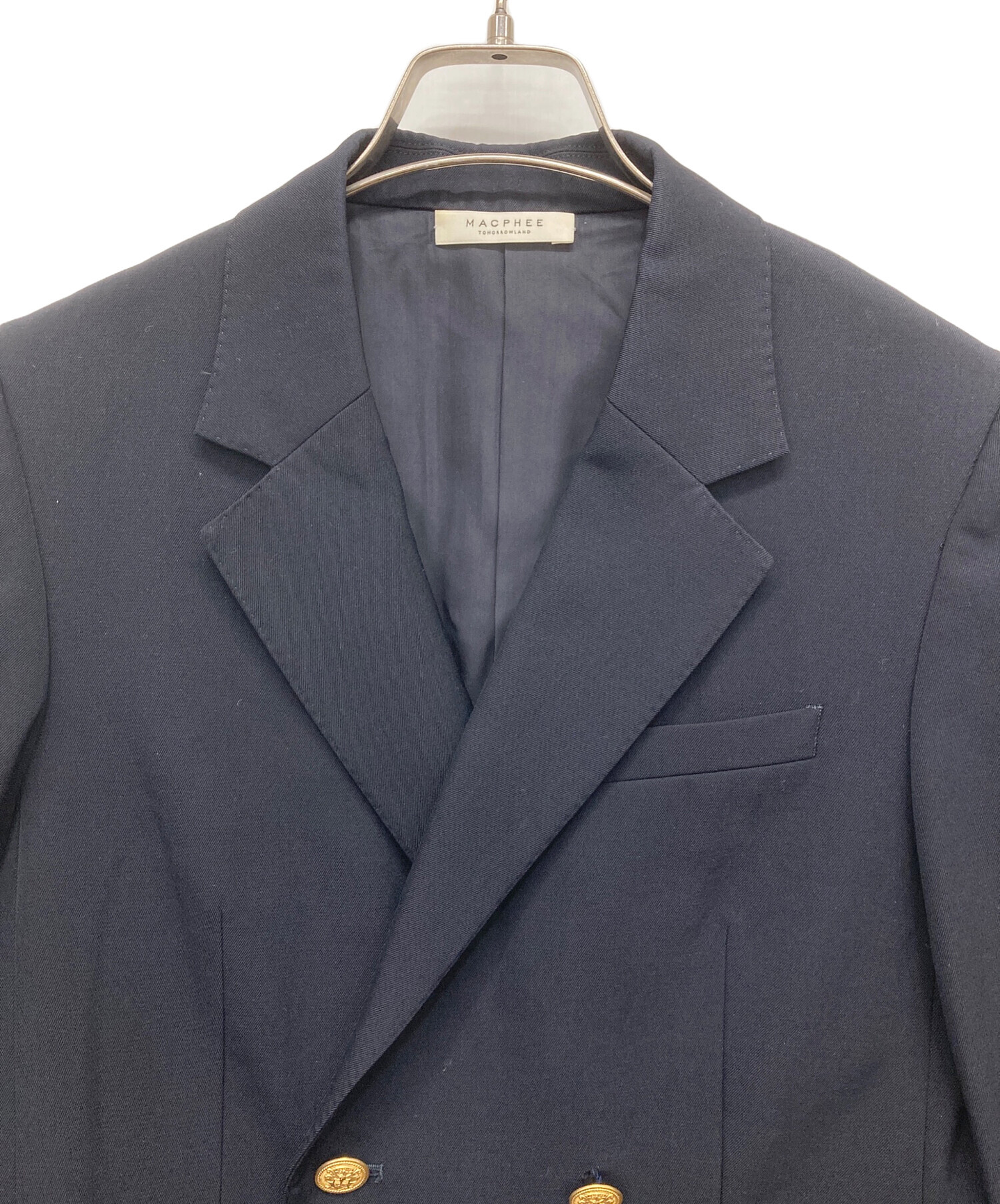 中古・古着通販】MACPHEE (マカフィー) ウールギャバジン ダブル 
