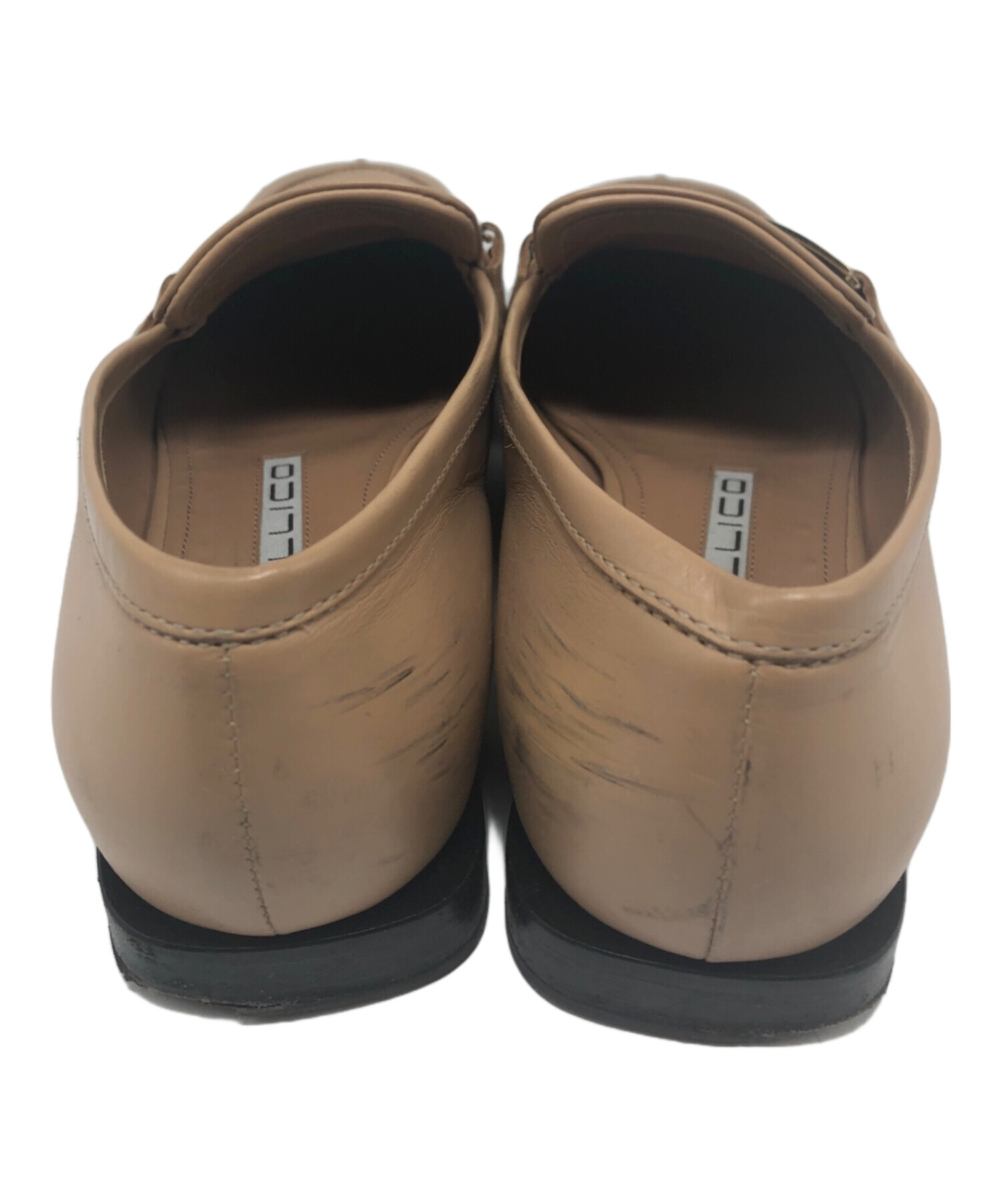 中古・古着通販】PELLICO (ペリーコ) メタルスクエアコインローファー 
