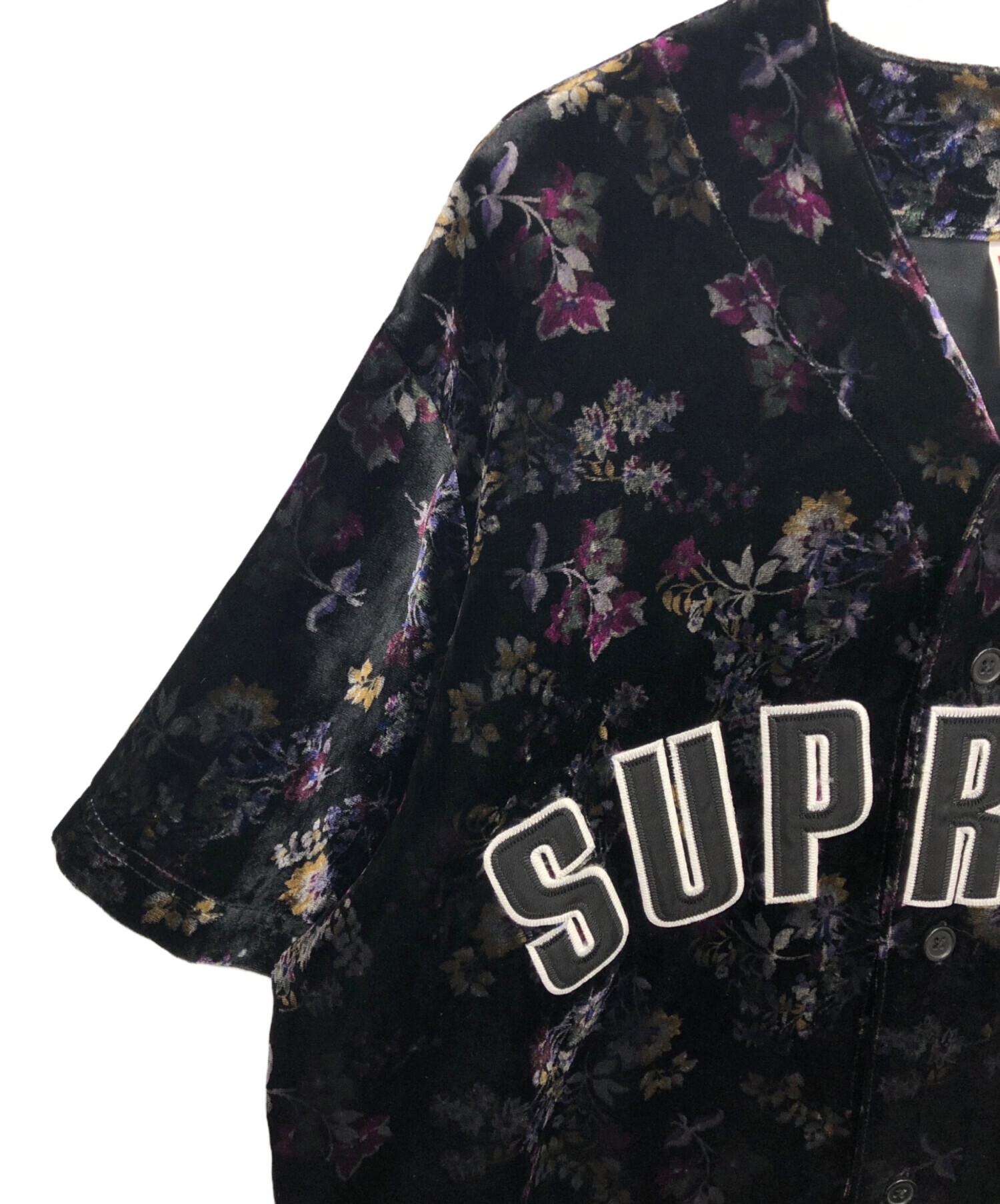 中古・古着通販】SUPREME (シュプリーム) Floral Velour Baseball