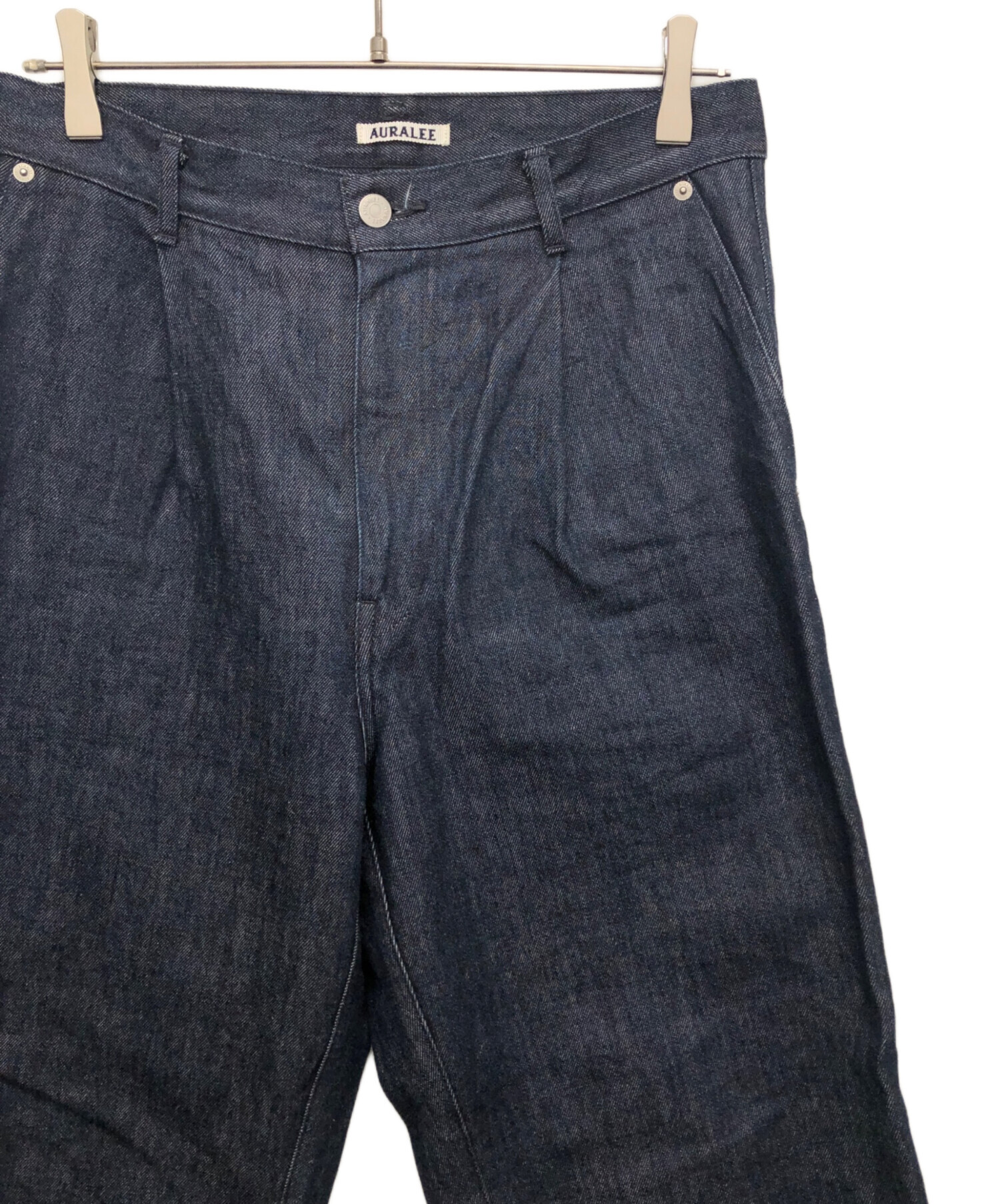 中古・古着通販】AURALEE (オーラリー) HARD TWIST DENIM WIDE SLACKS 