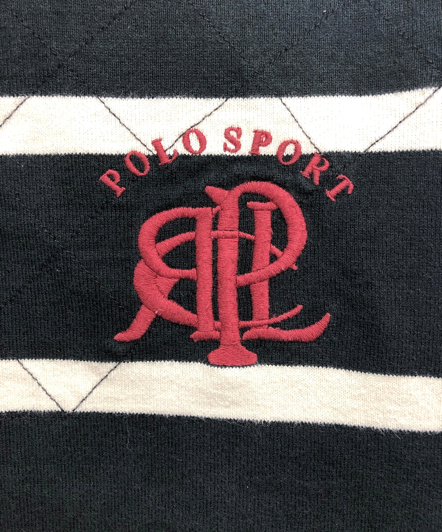 中古・古着通販】POLO SPORT (ポロスポーツ) ラガーシャツ ブラック
