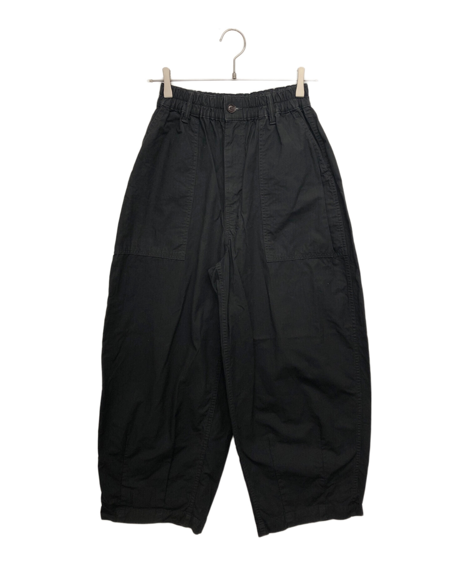 【美品】HARVESTY/CIRCUS FATIGUE PANTS/黒/2 中古・古着通販】HARVESTY (ハーベスティー) CIRCUS FATIGUE PANTS