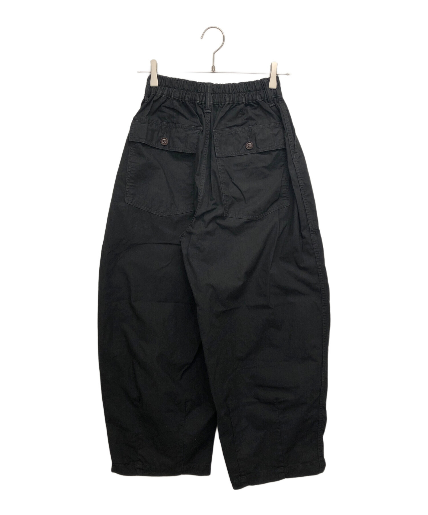【美品】HARVESTY/CIRCUS FATIGUE PANTS/黒/2 中古・古着通販】HARVESTY (ハーベスティー) CIRCUS FATIGUE PANTS