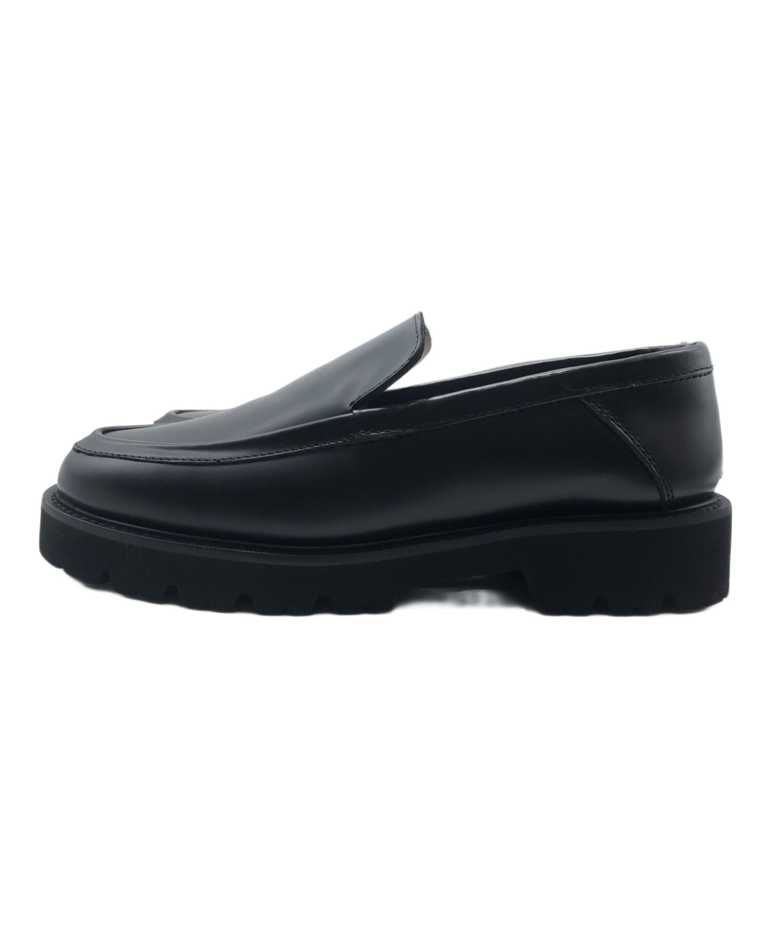 中古・古着通販】Caminando (カミナンド) PLAIN LOAFERS ブラック 