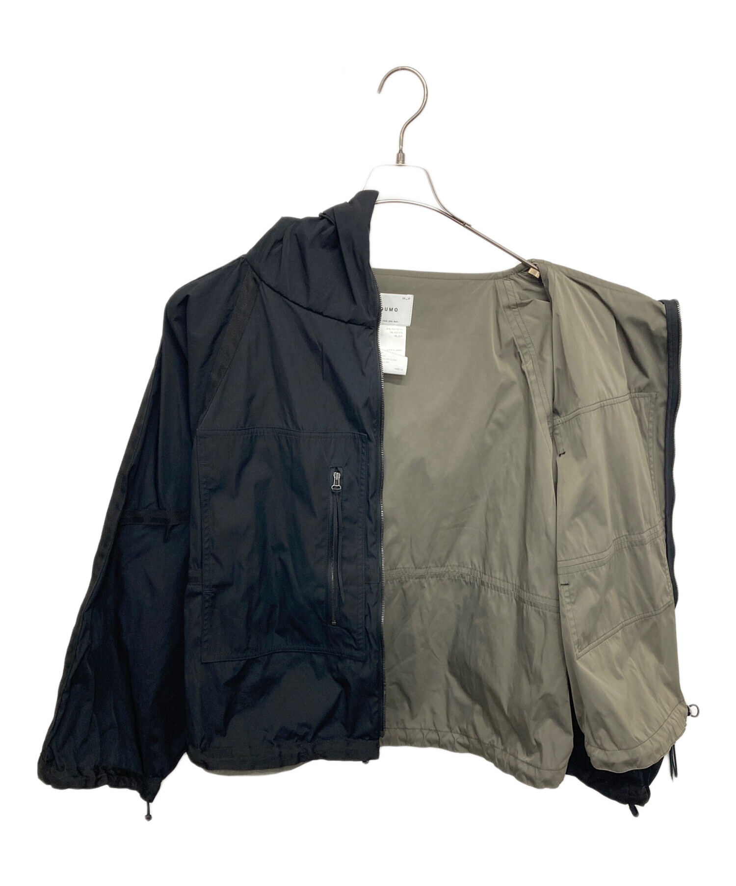 中古・古着通販】SOUMO (ソウモ) パラシュートジャケット ブラック 