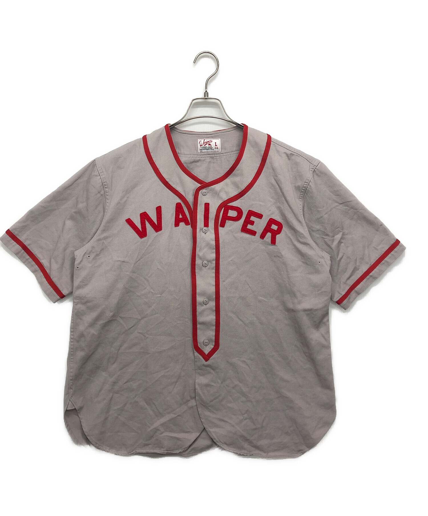 中古・古着通販】waiper (ワイパー) BASEBALL SHIRT/ベースボール