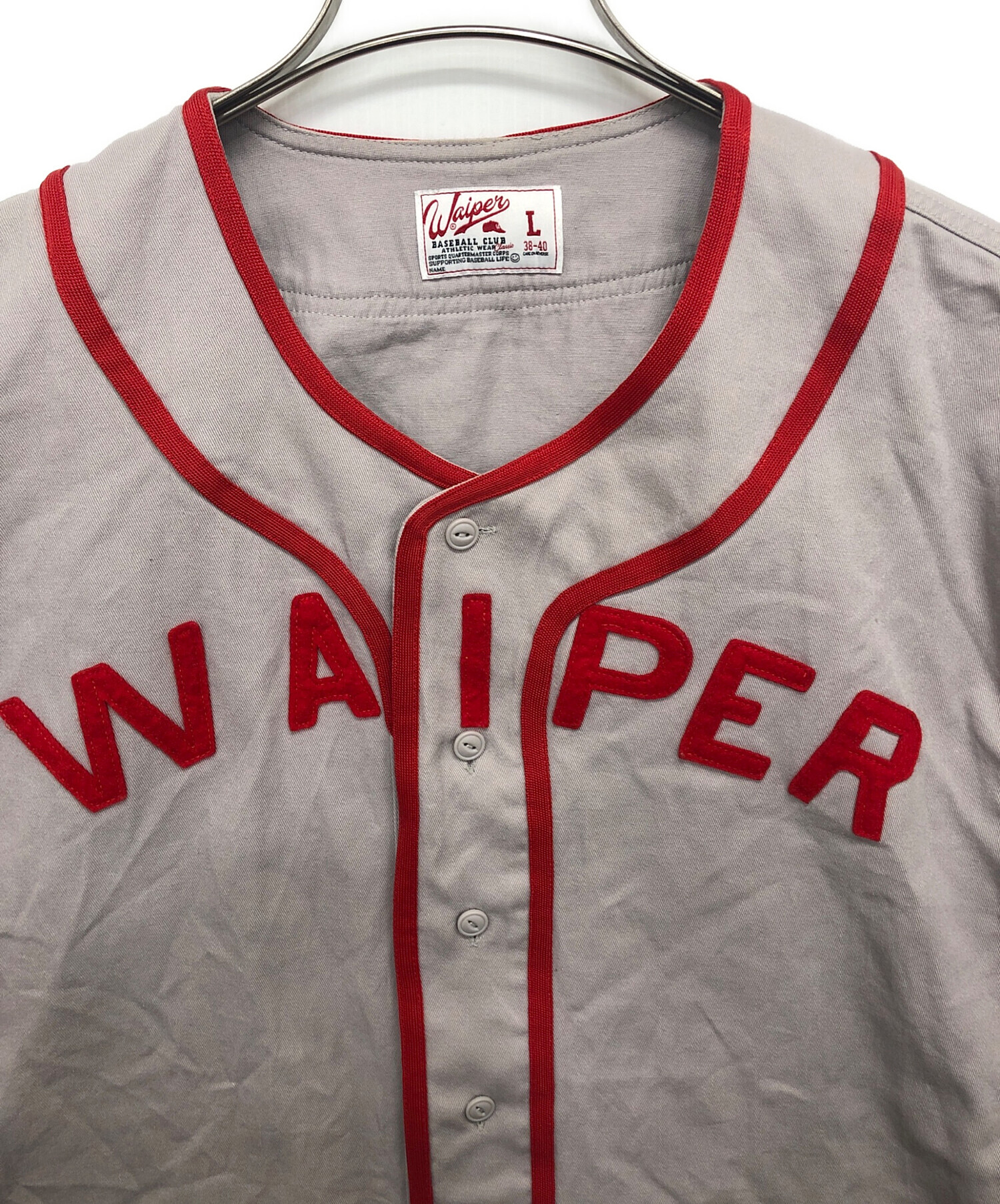 中古・古着通販】waiper (ワイパー) BASEBALL SHIRT/ベースボール
