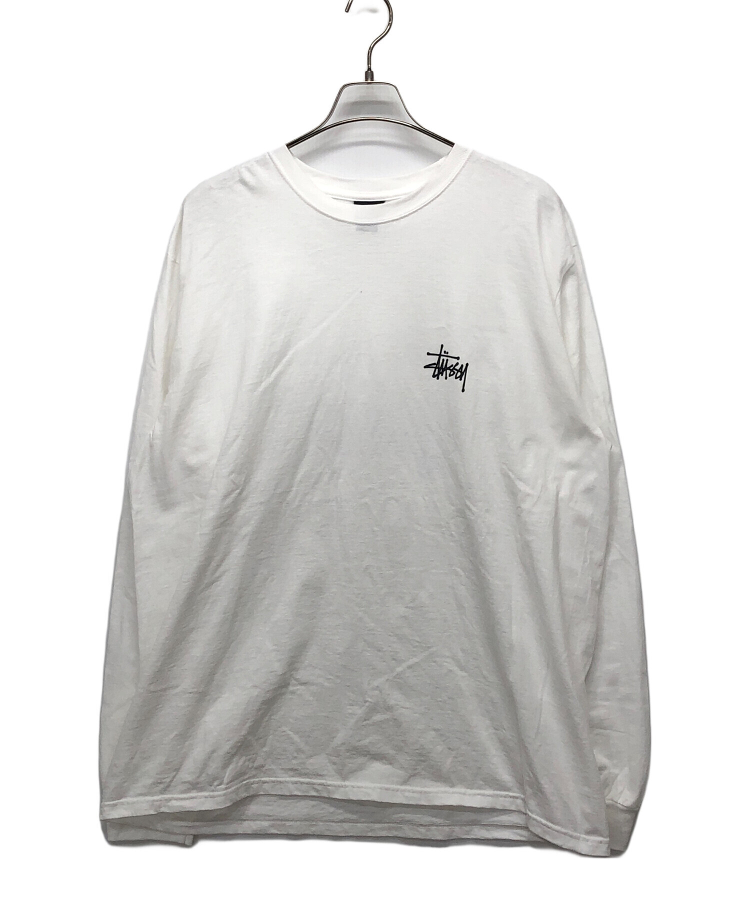 中古・古着通販】stussy (ステューシー) カットソー ホワイト サイズ 