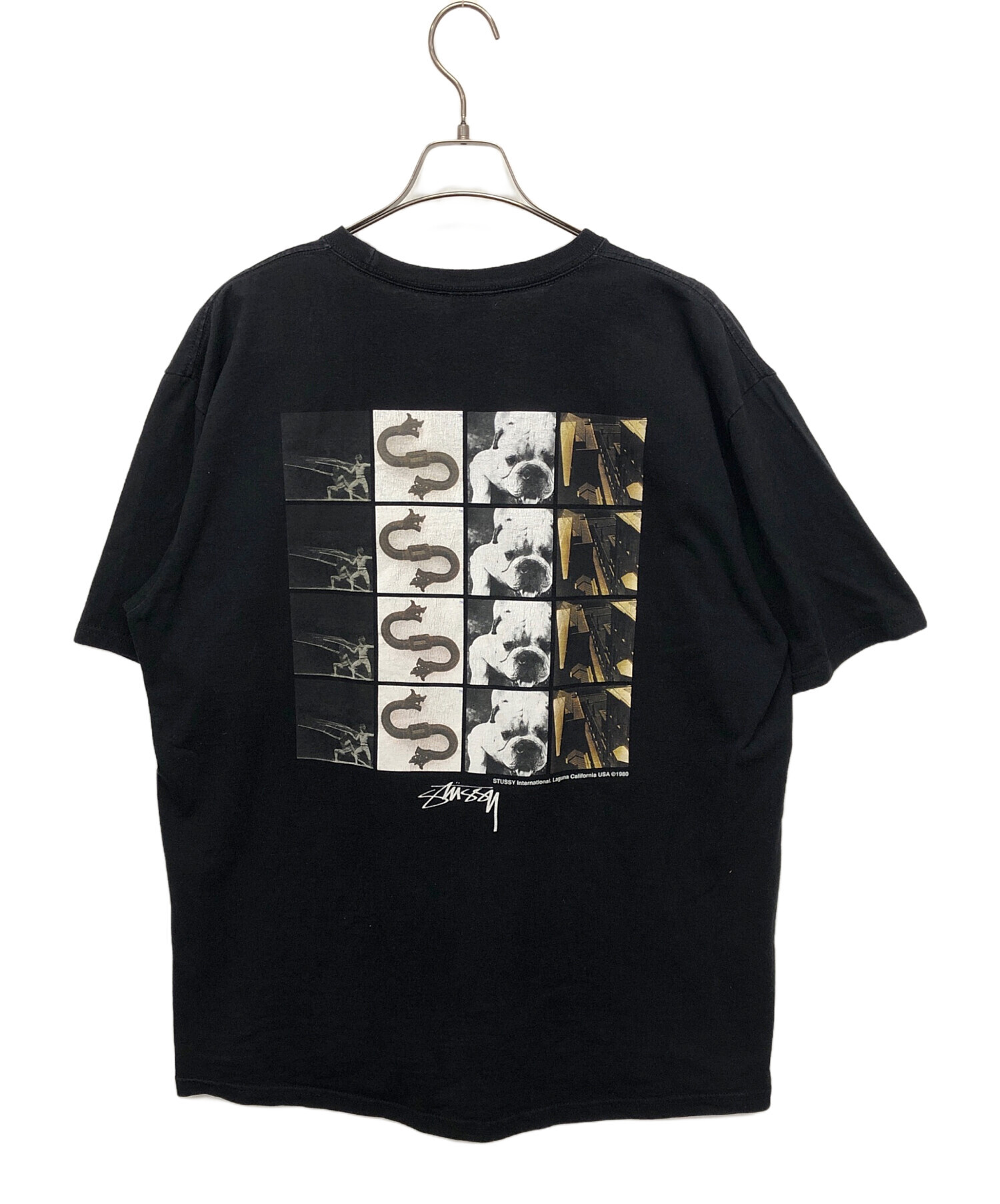 中古・古着通販】stussy (ステューシー) Tシャツ ブラック サイズ:XL