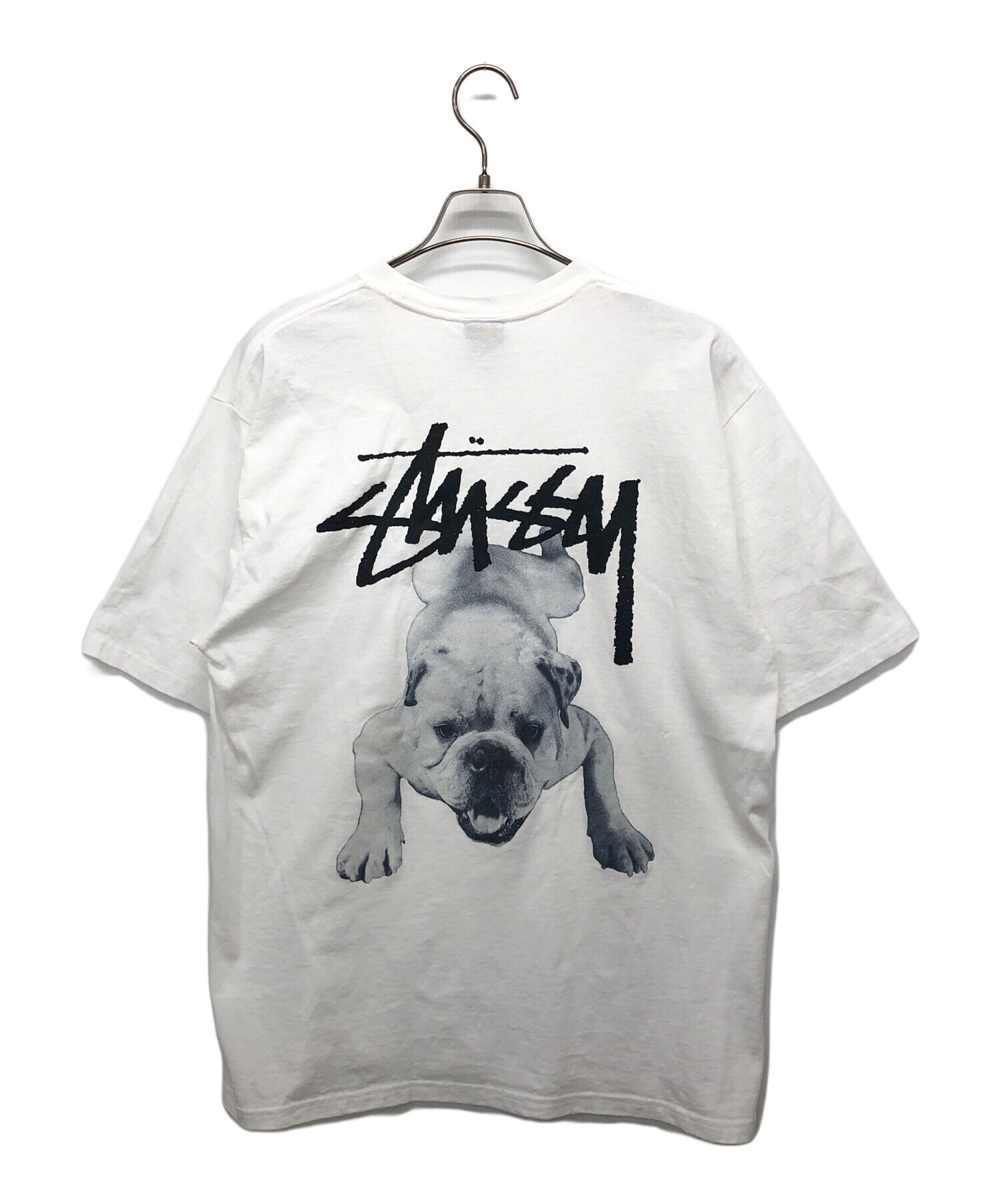 中古・古着通販】stussy (ステューシー) STOCK DOG TEE ホワイト 