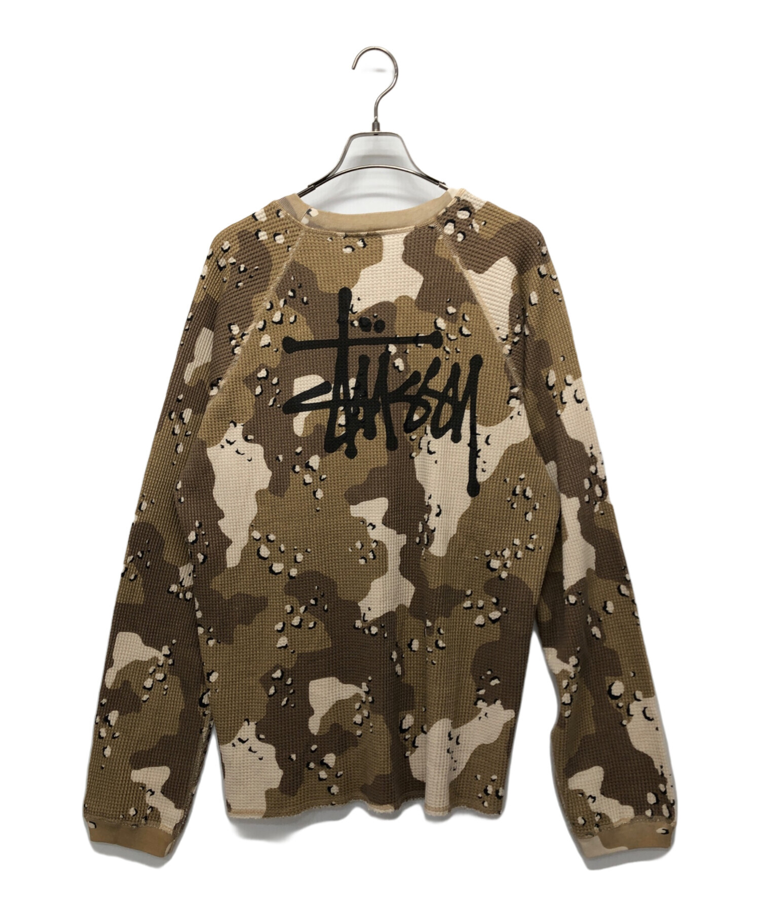 中古・古着通販】stussy (ステューシー) Raglan Thermal Long Sleeve