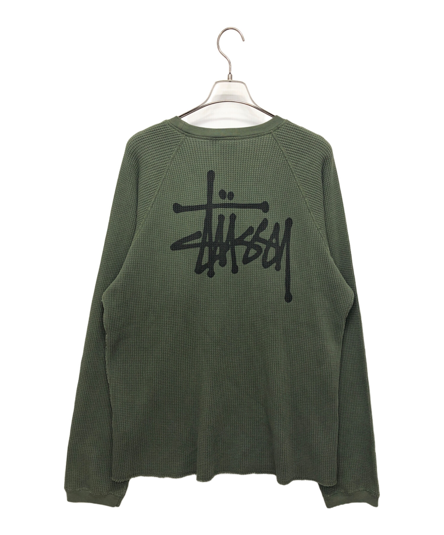 中古・古着通販】stussy (ステューシー) RAGLAN THERMAL LS CREW