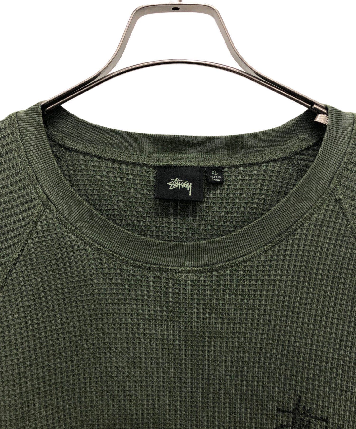 中古・古着通販】stussy (ステューシー) RAGLAN THERMAL LS CREW 