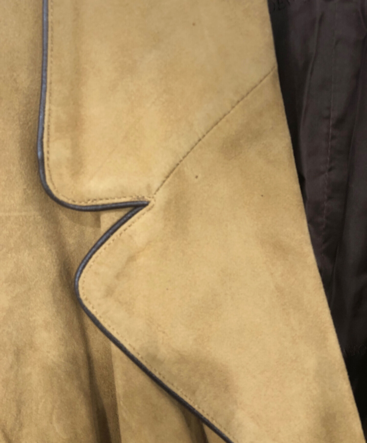 中古・古着通販】LOEWE (ロエベ) 胸アナグラムレザーテーラード