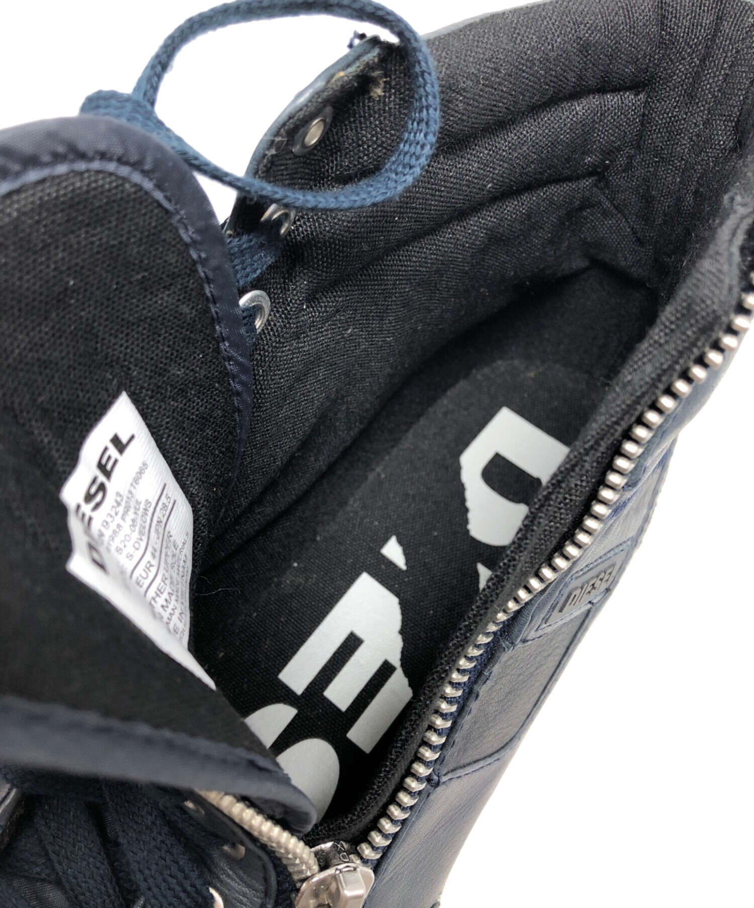 中古・古着通販】DIESEL (ディーゼル) サイドジップハイカット
