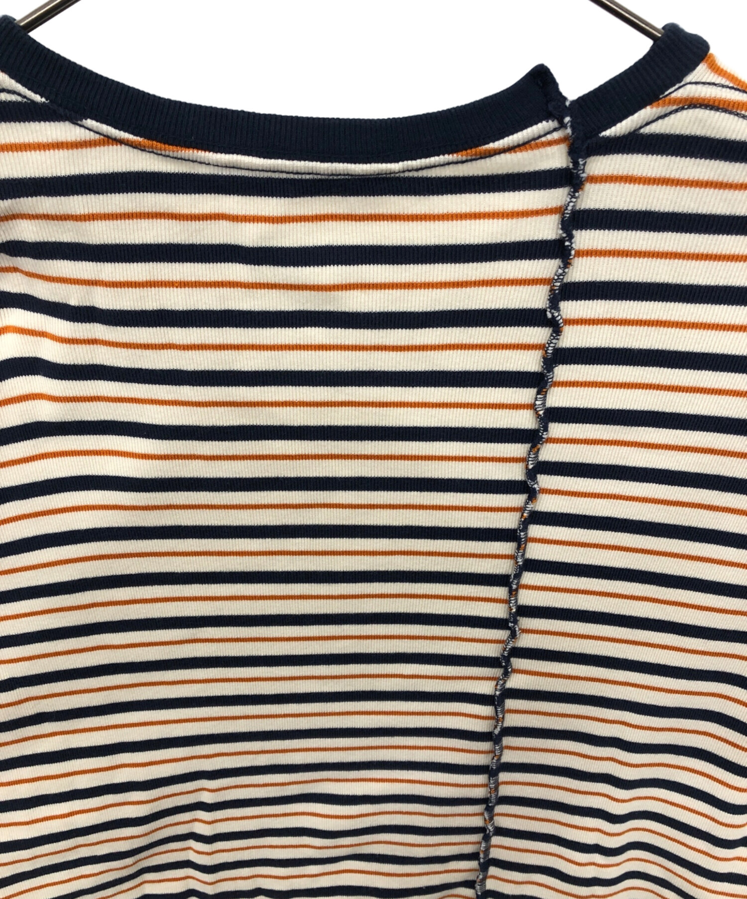 たーちゃんご確認用ページ 中古・古着通販】Name. (ネーム) BORDER LONG SLEEVE TEE オレンジ