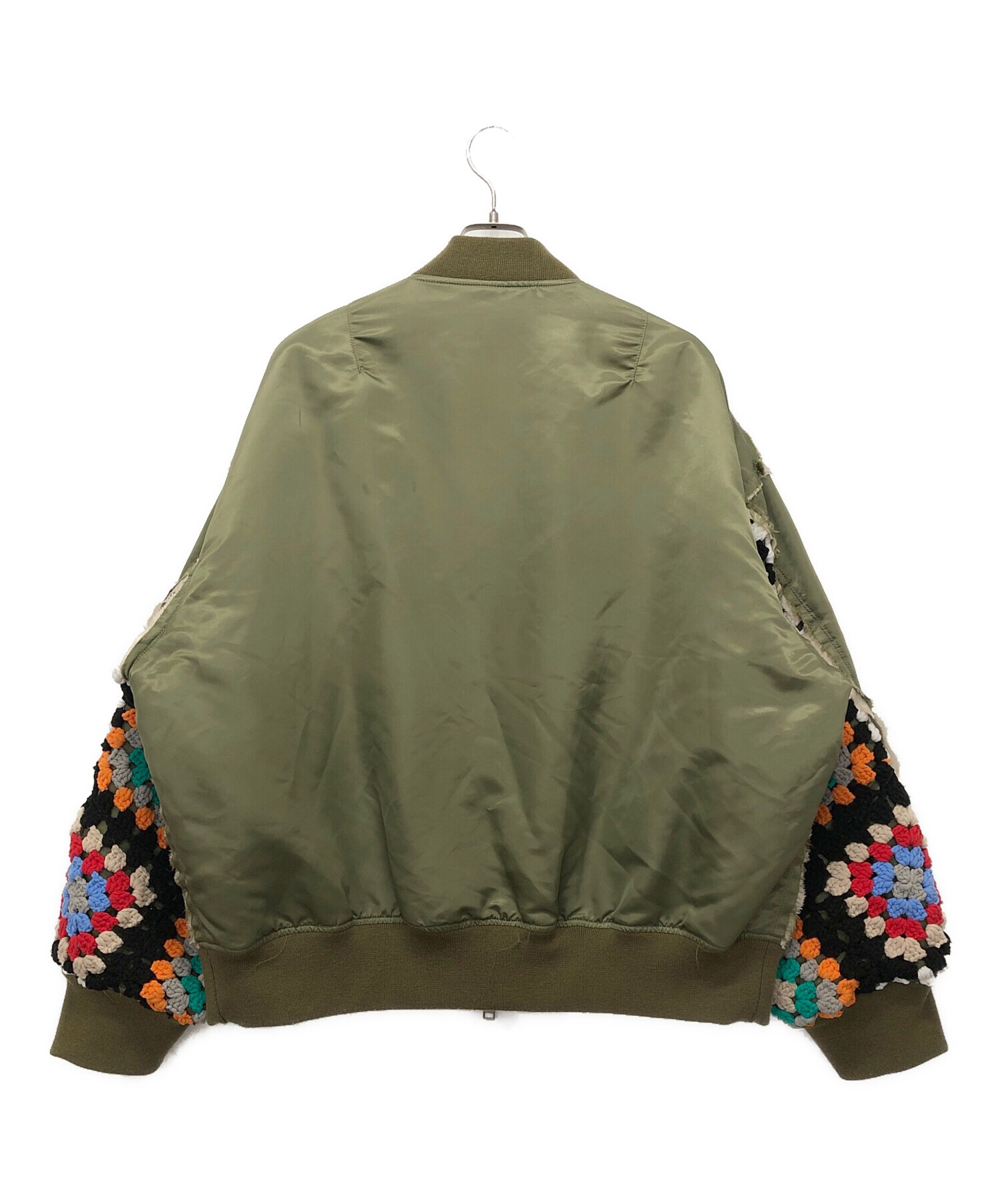 中古・古着通販】DISCOVERED (ディスカバード) CROCHET SLEEEVE MA-1