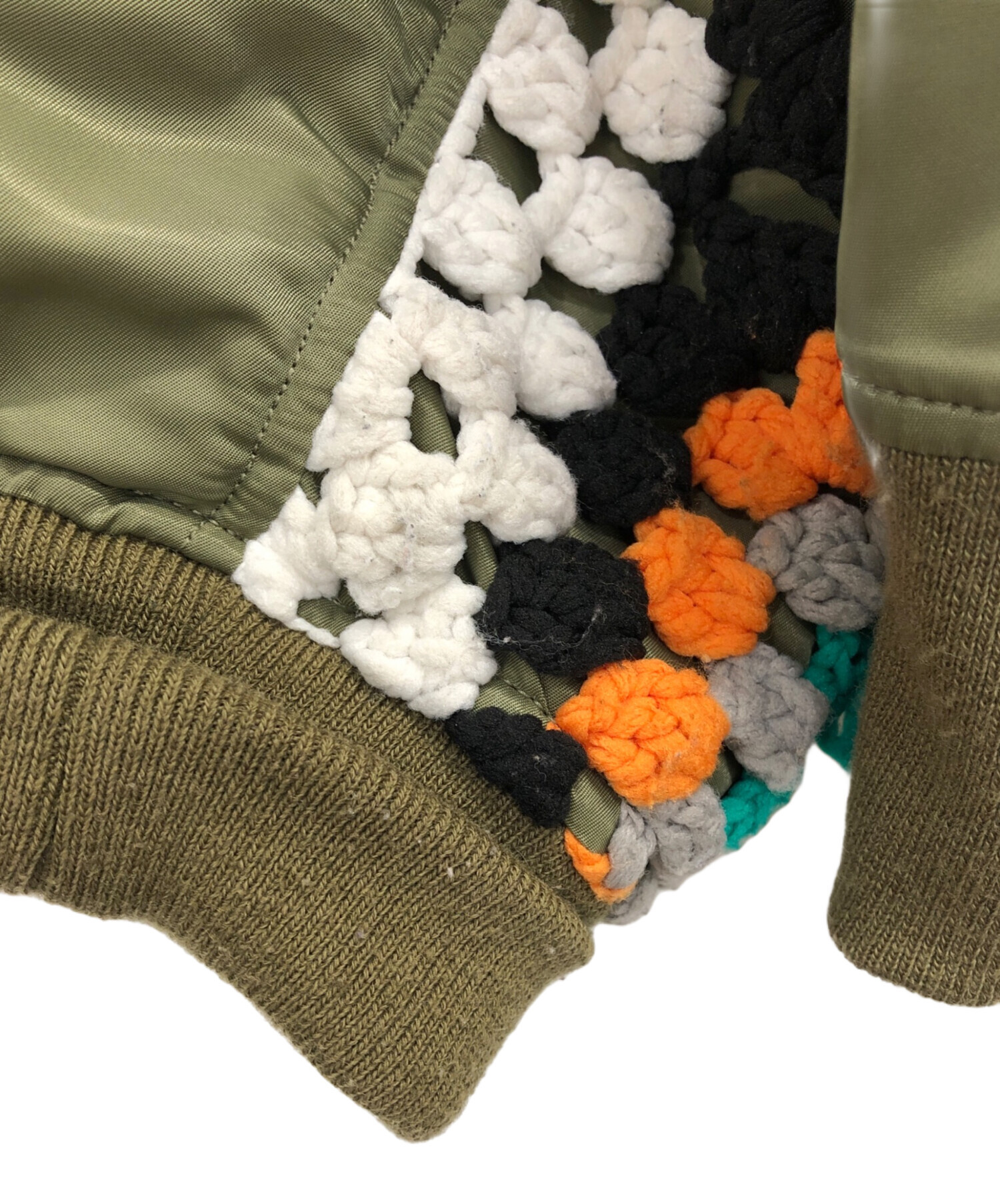 未使用品 ディスカバード DISCOVERED CROCHET NEEDLE KNIT プルオーバーニット セーター F ベージュ DC-SS22-KN-01 メンズ DISCOVERED ⁄ ディスカバード IRON CROSS CROCHET