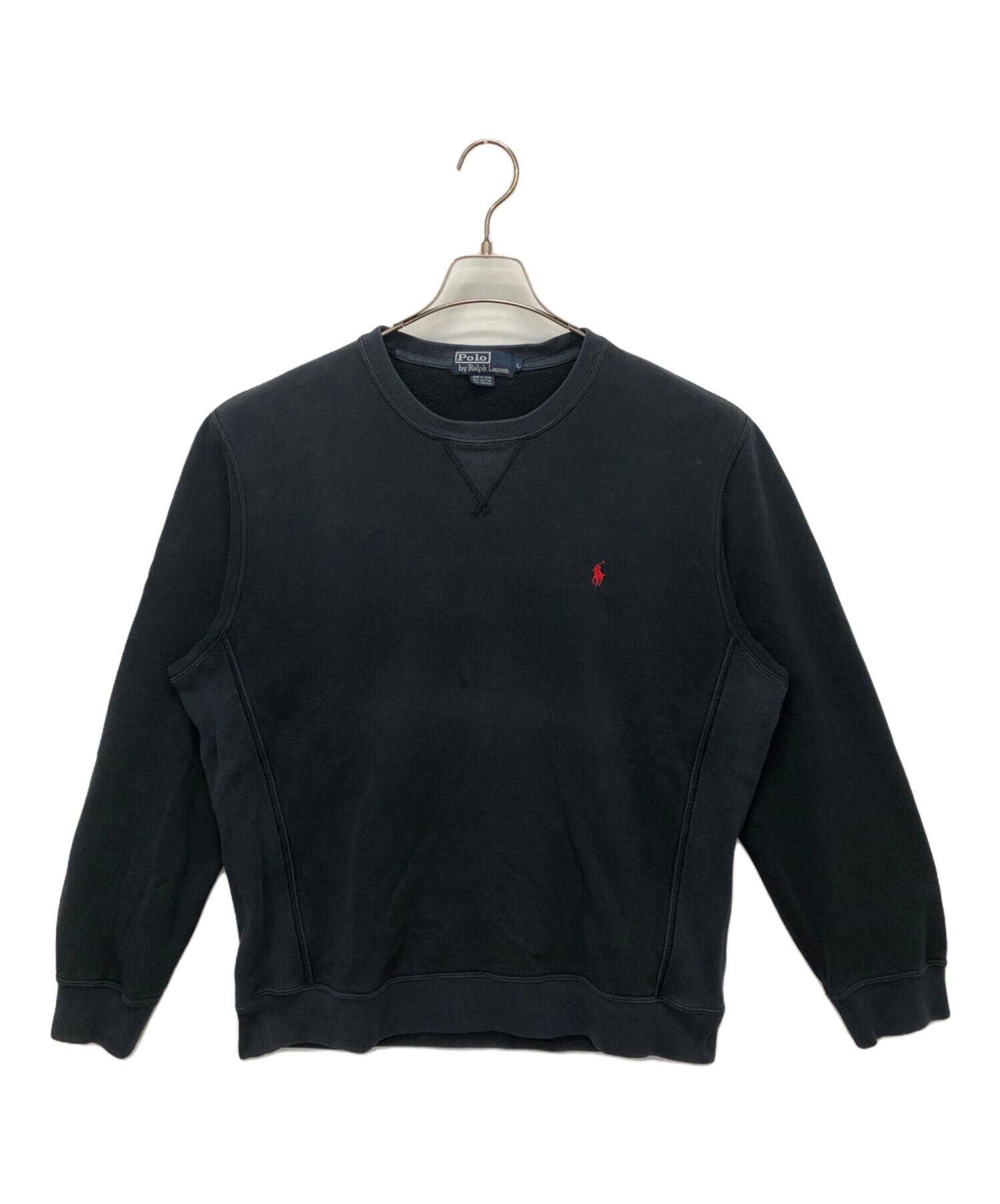 Polo Ralph Lauren ラルフローレン 前V字 スウェット L 濃紺 中古・古着通販】POLO RALPH LAUREN (ポロ・ラルフローレン) ポニー