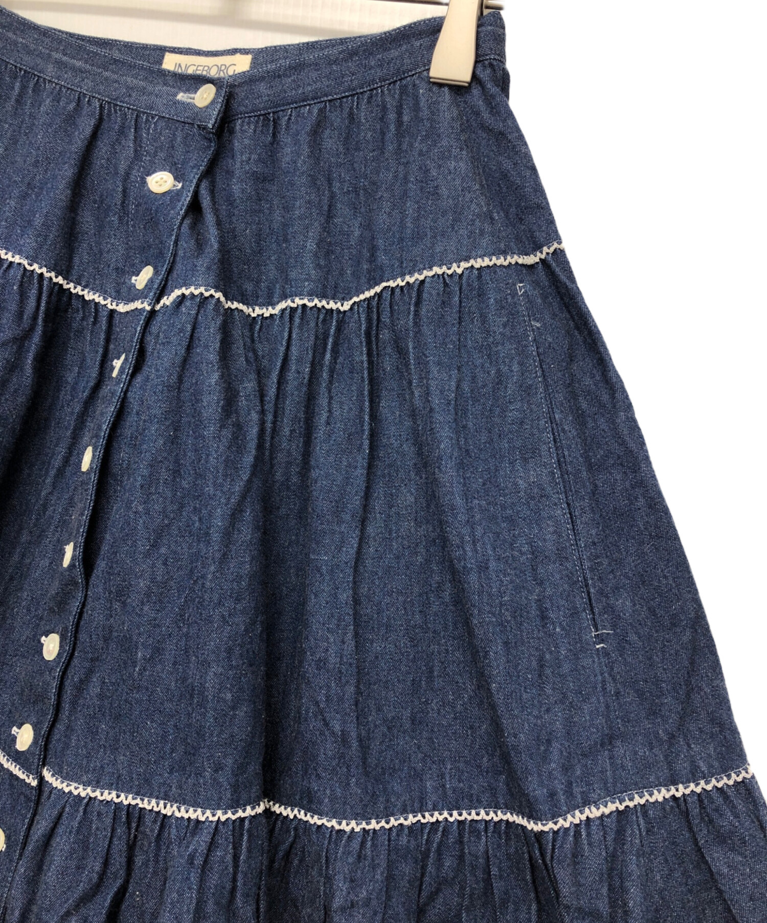 中古・古着通販】INGEBORG (インゲボルグ) デニムスカートセットアップ