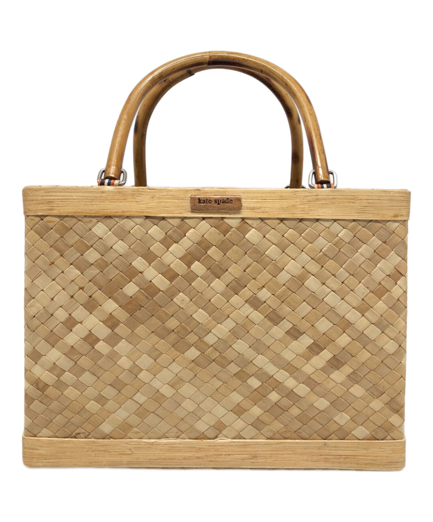 中古・古着通販】Kate Spade (ケイトスペード) カゴバッグ ブラウン 