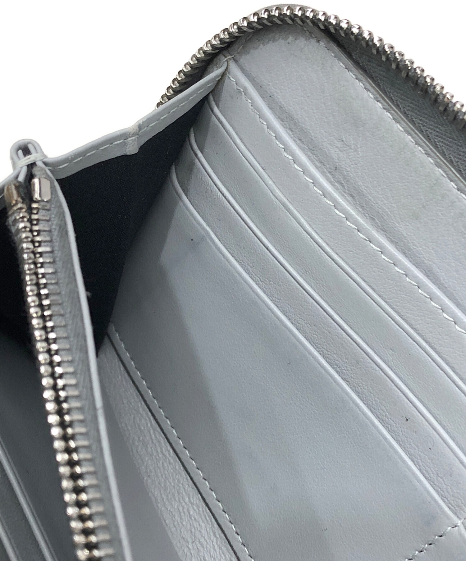 ぽん【ファスナー不良】Dior 二つ折り財布 (箱あり) 中古・古着通販】Dior (ディオール) ダイヤモンドロゴラウンド