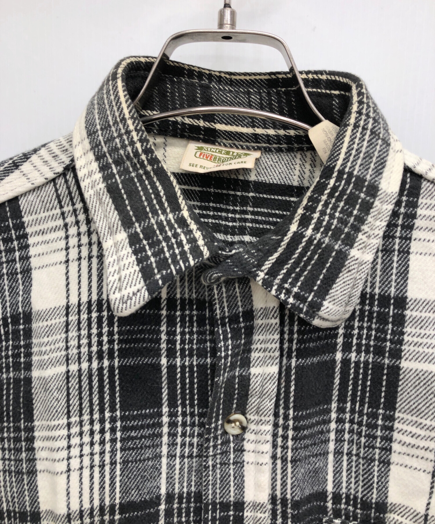 中古・古着通販】FIVE BROTHER (ファイブブラザー) 90'sチェック