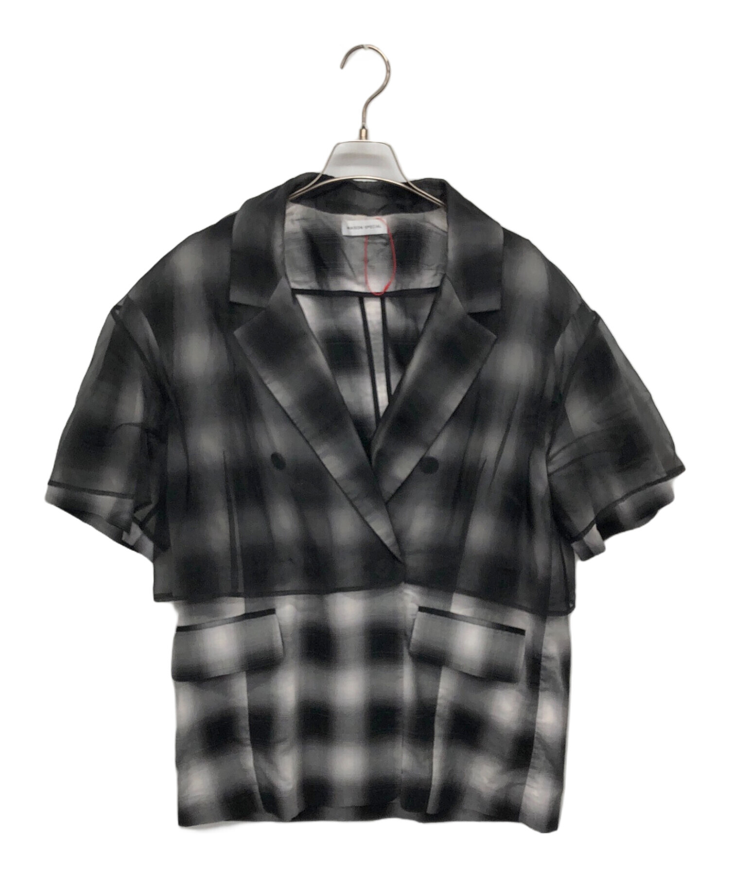 中古・古着通販】MAISON SPECIAL (メゾンスペシャル) See-through 