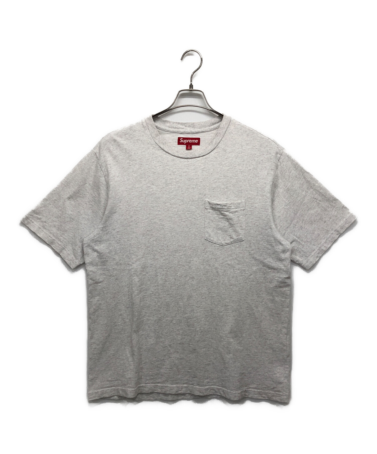 中古・古着通販】SUPREME (シュプリーム) S/S Pocket Tee グレー 