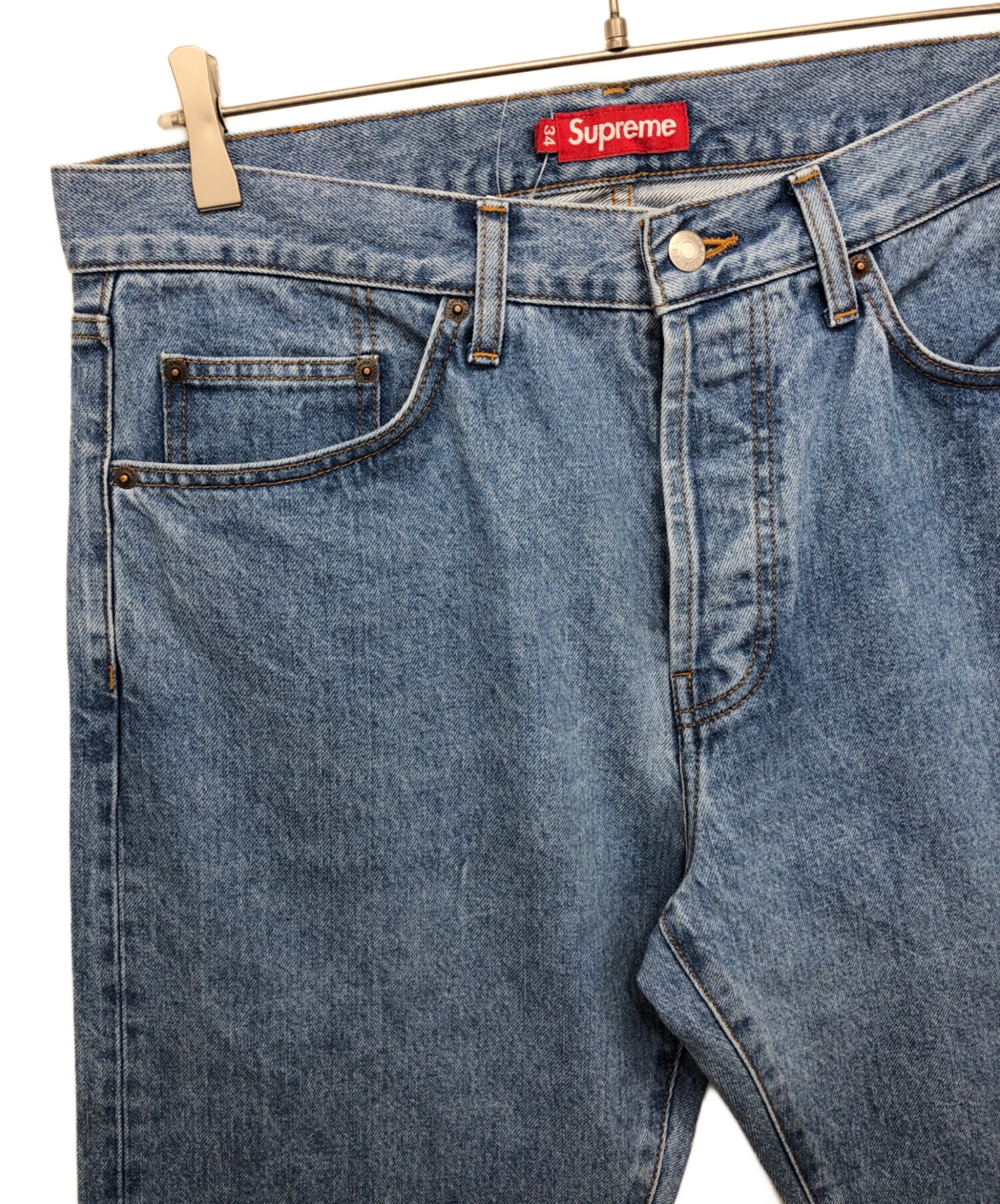 Supreme 666 デニム パンツ 30インチ 17ss Supreme 666 デニム パンツ