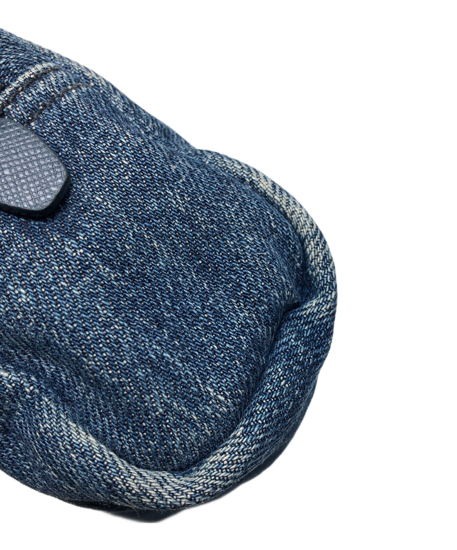 中古・古着通販】PRADA (プラダ) 三角プレートロゴデニムポーチ