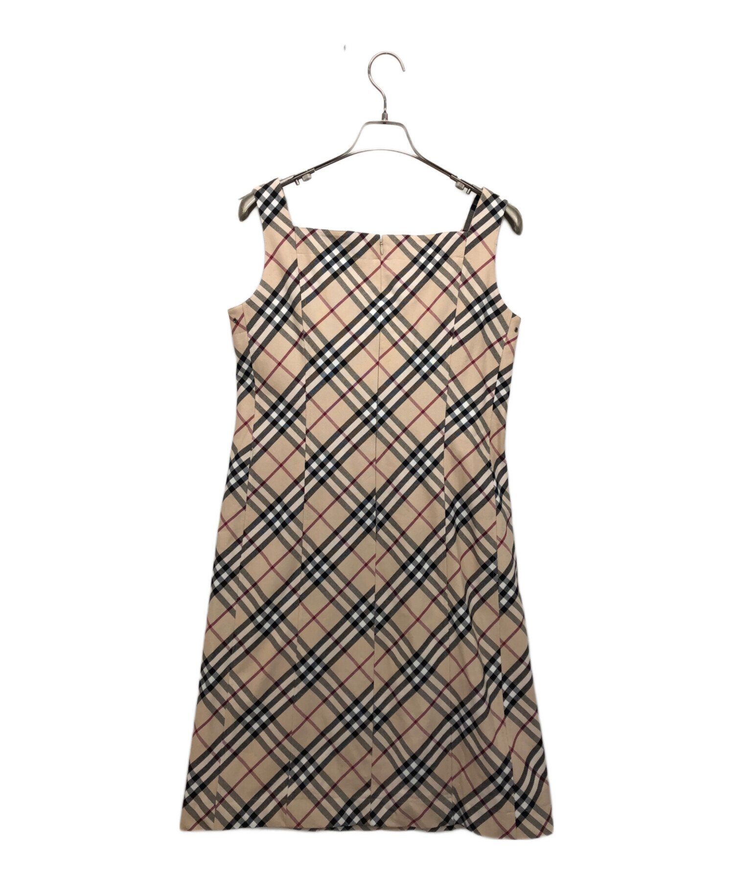 Burberry チェック柄 ノースリーブワンピース 美品BURBERRY ノバ 