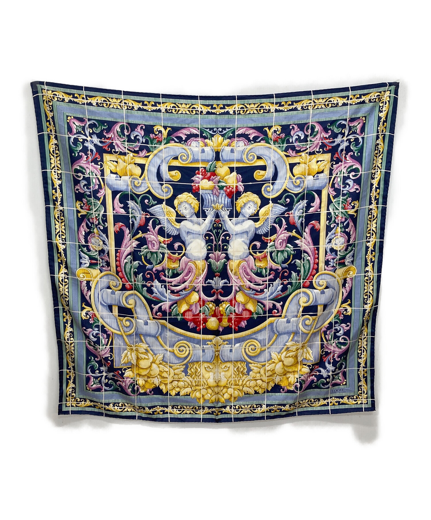 中古・古着通販】LOEWE (ロエベ) シルクスカーフ マルチカラー