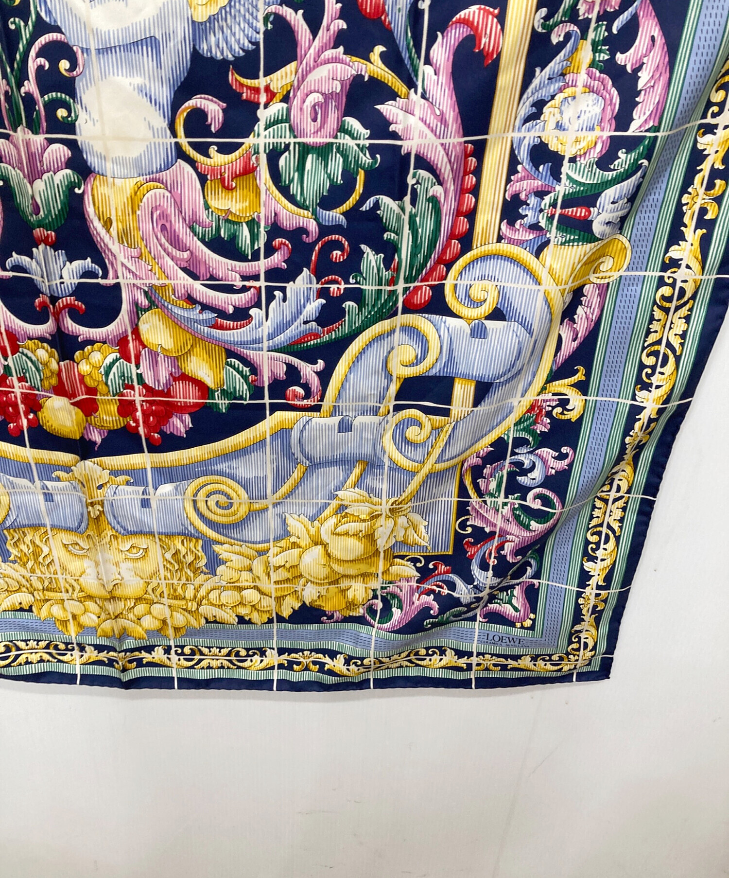 中古・古着通販】LOEWE (ロエベ) シルクスカーフ マルチカラー