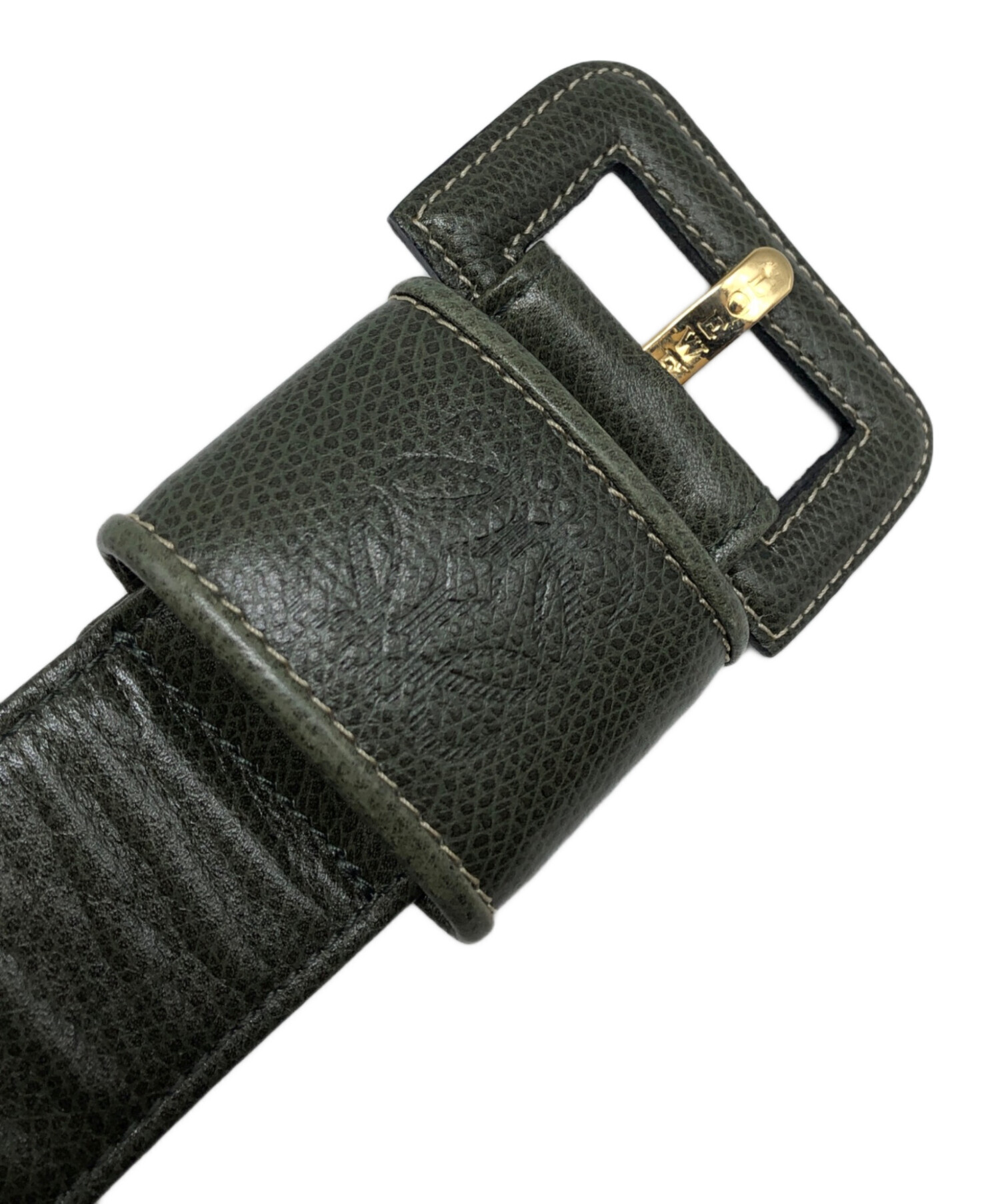 中古・古着通販】LOEWE (ロエベ) ベルト グリーン サイズ:70